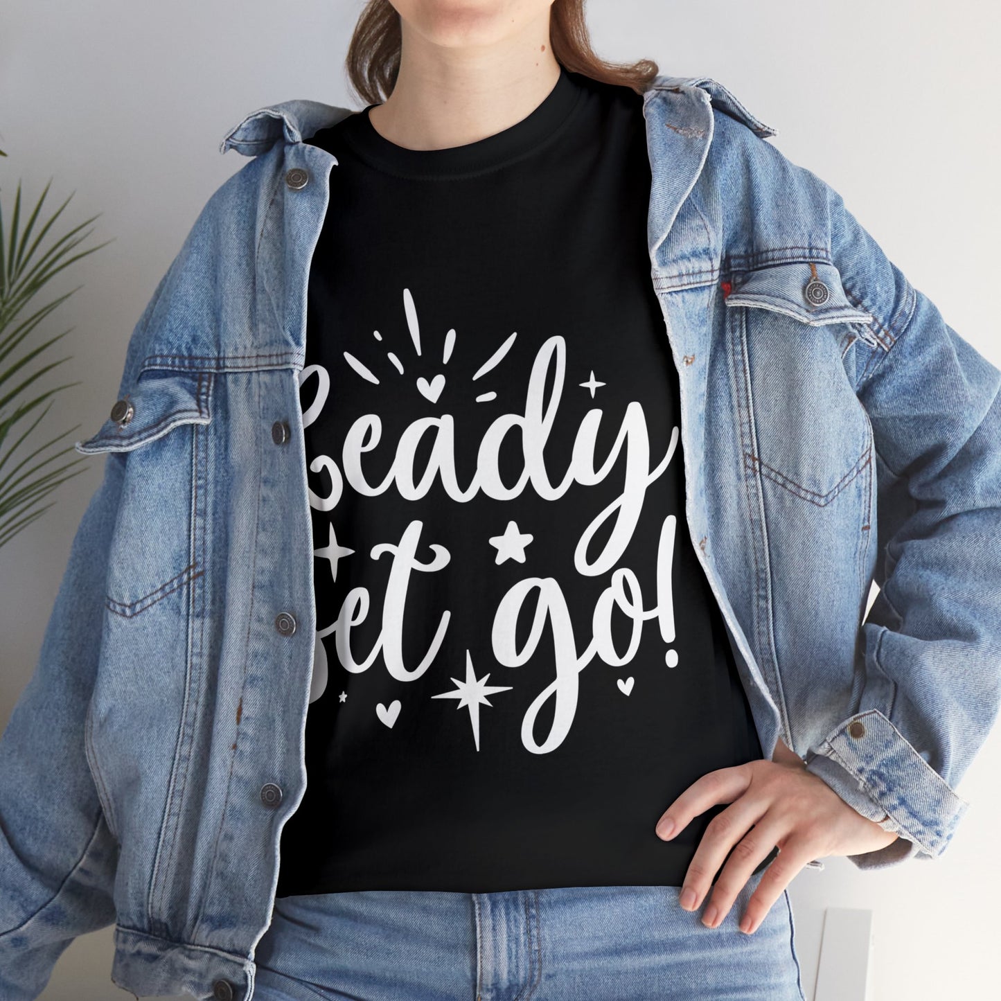 Ready Set Go Unisex Heavy Cotton Tee