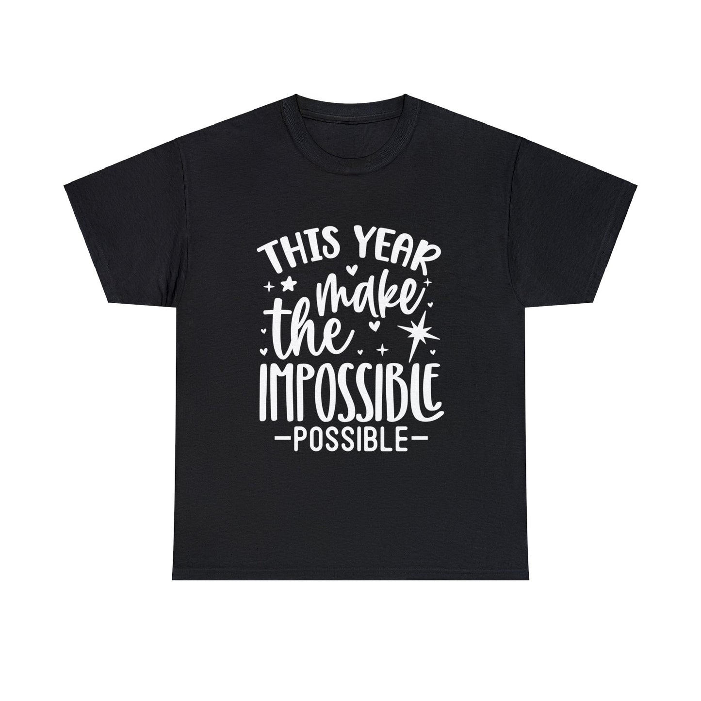 Impossible Possible Unisex Heavy Cotton Tee