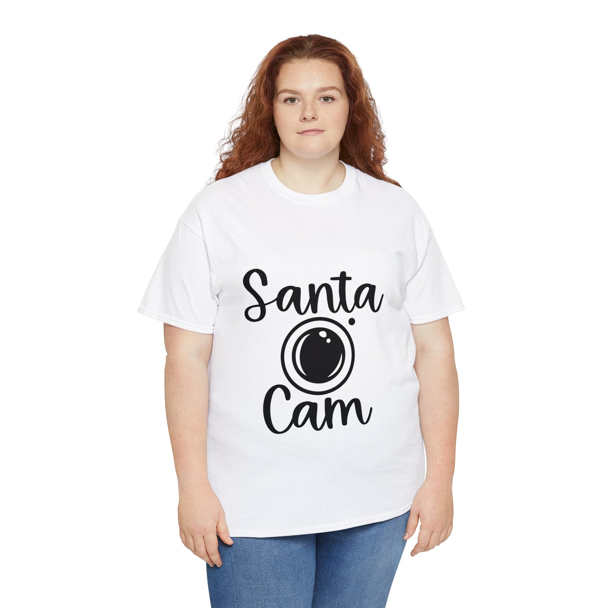 Santa Cam Unisex Heavy Cotton Tee image