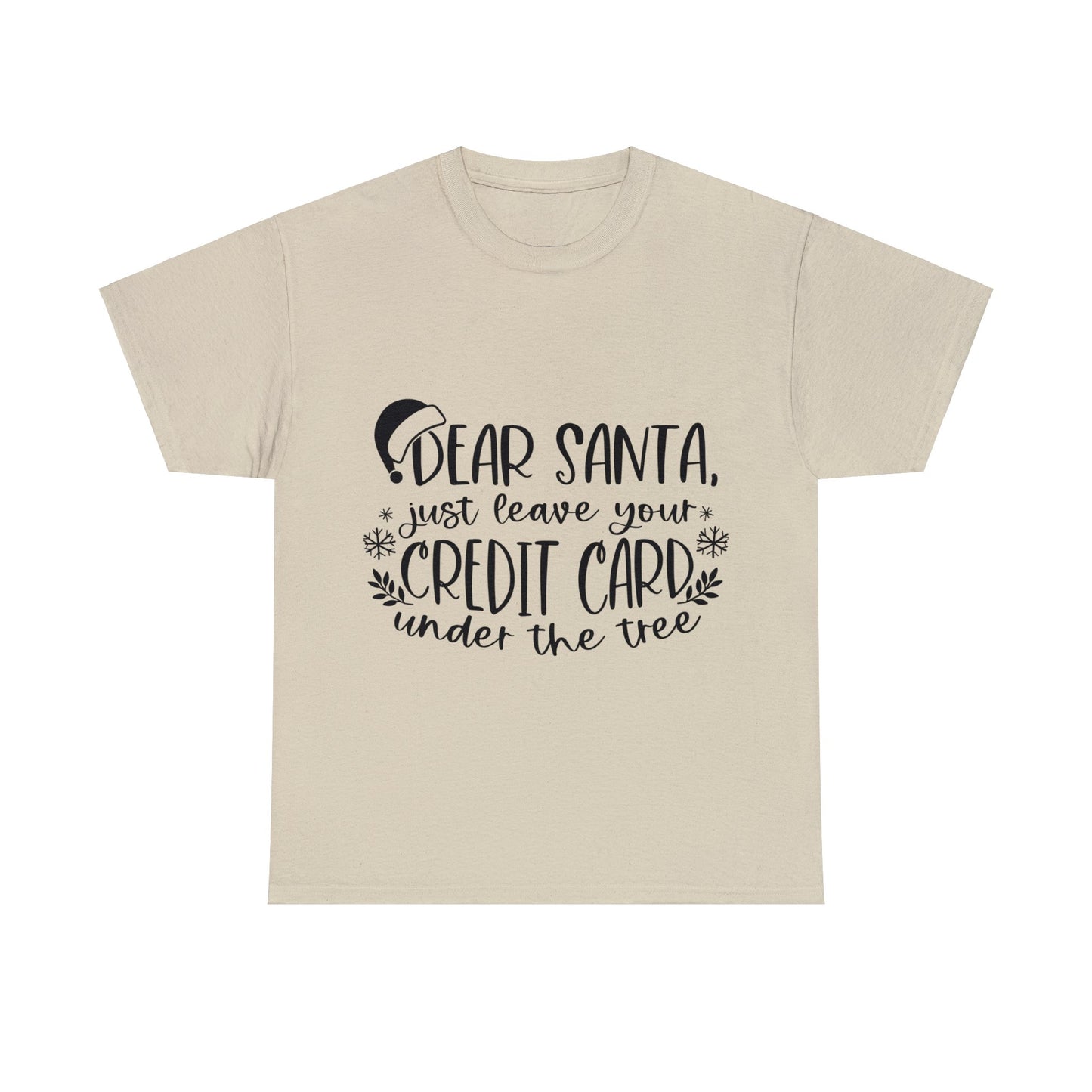 Leave your Credit Card Unisex Heavy Cotton Tee