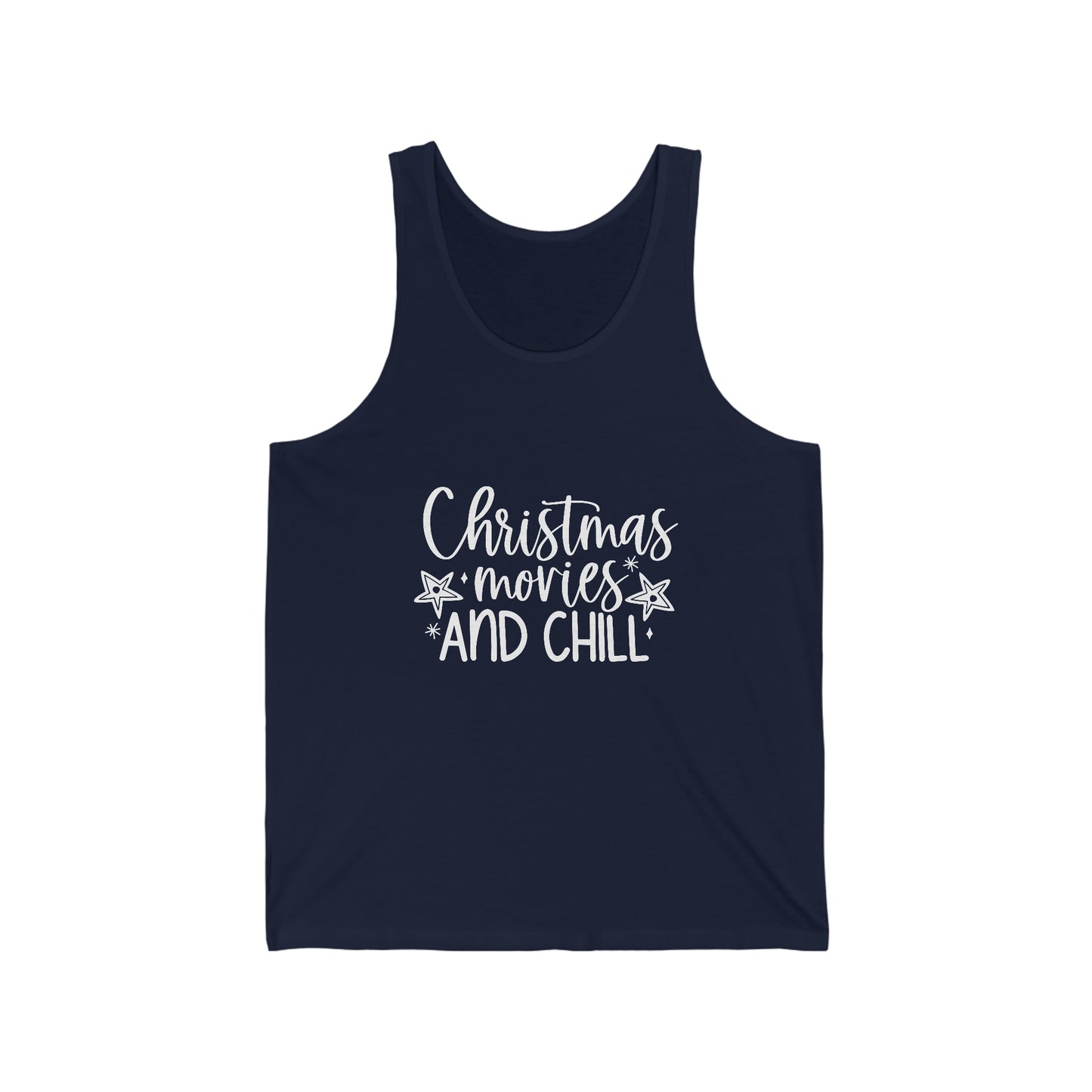 Movies and Chill Unisex Jersey Tank