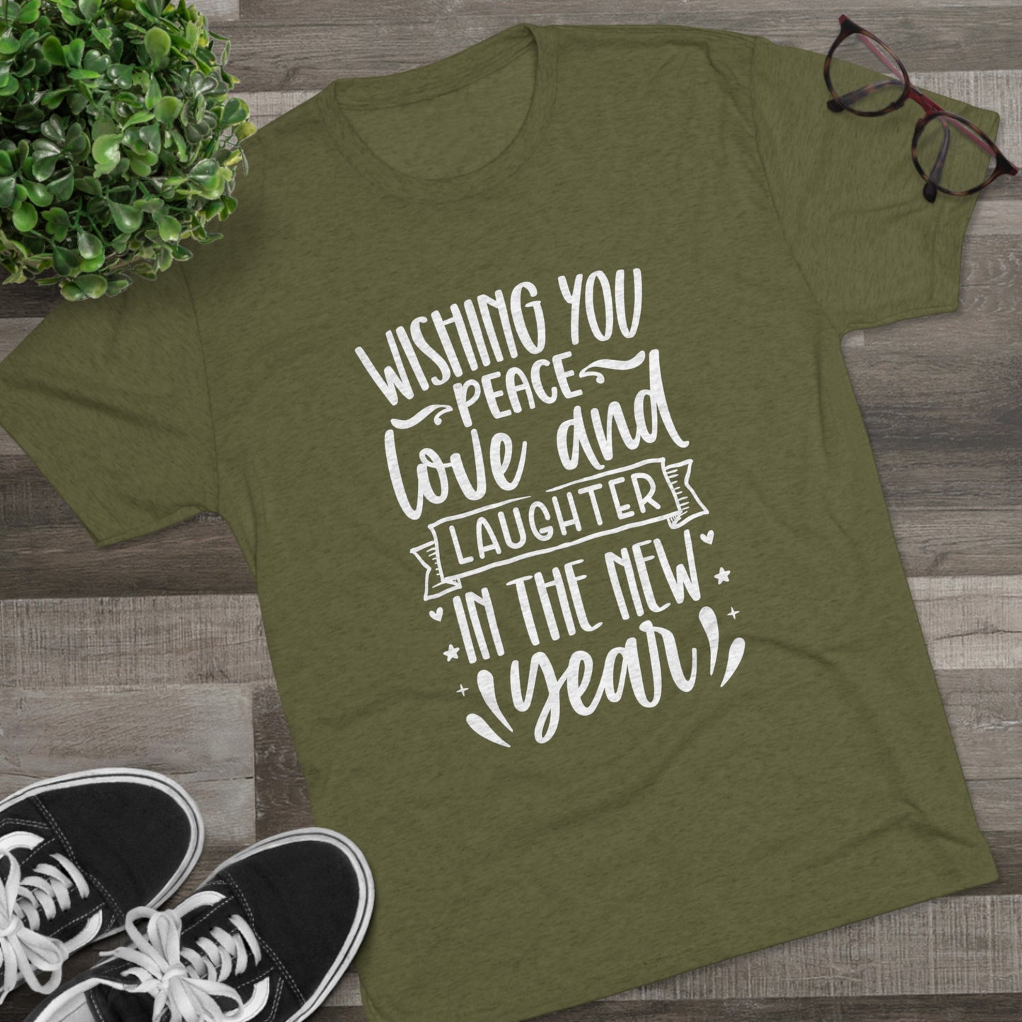 Love & Laughter Unisex Tri-Blend Crew Tee