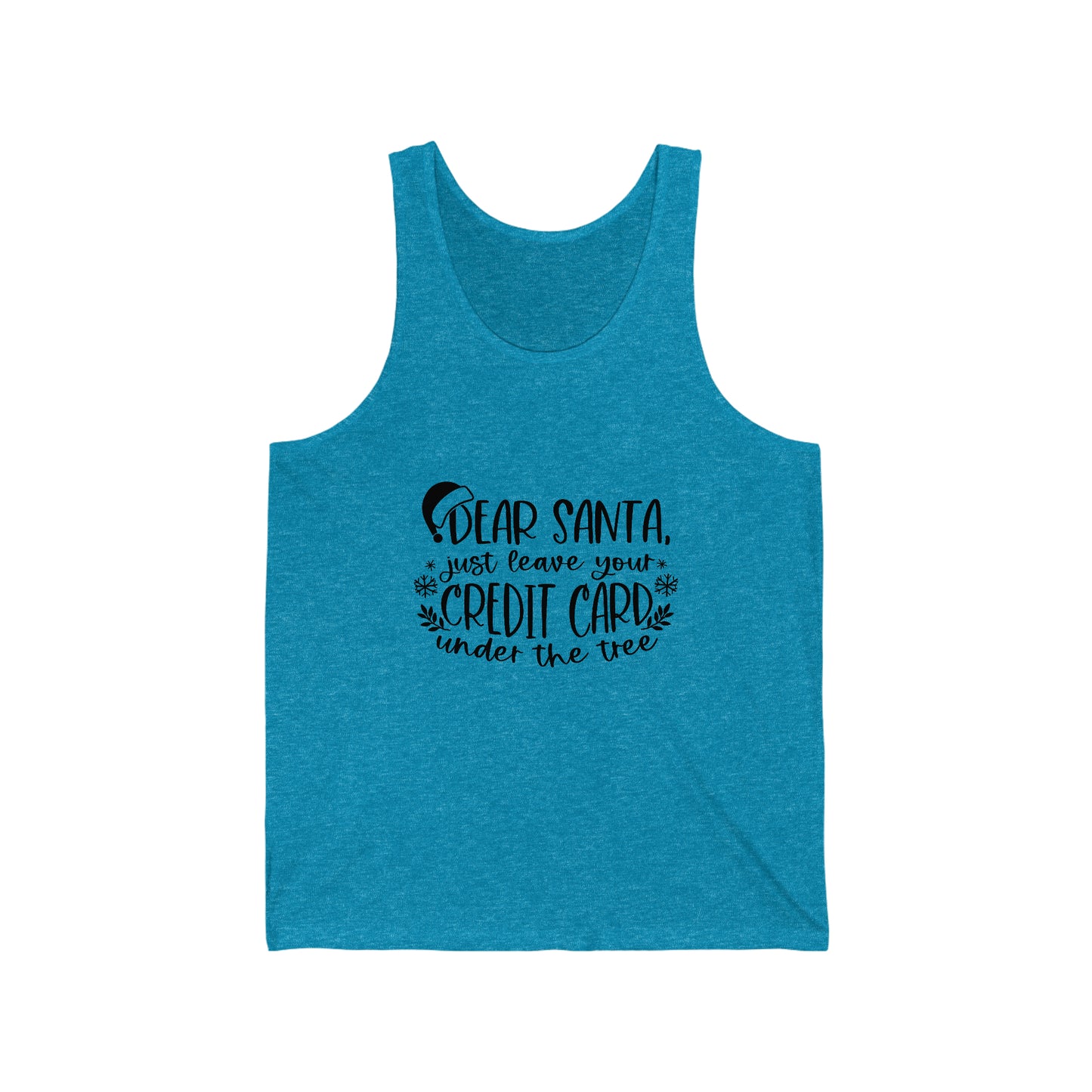 Leave your Credit Card Unisex Jersey Tank