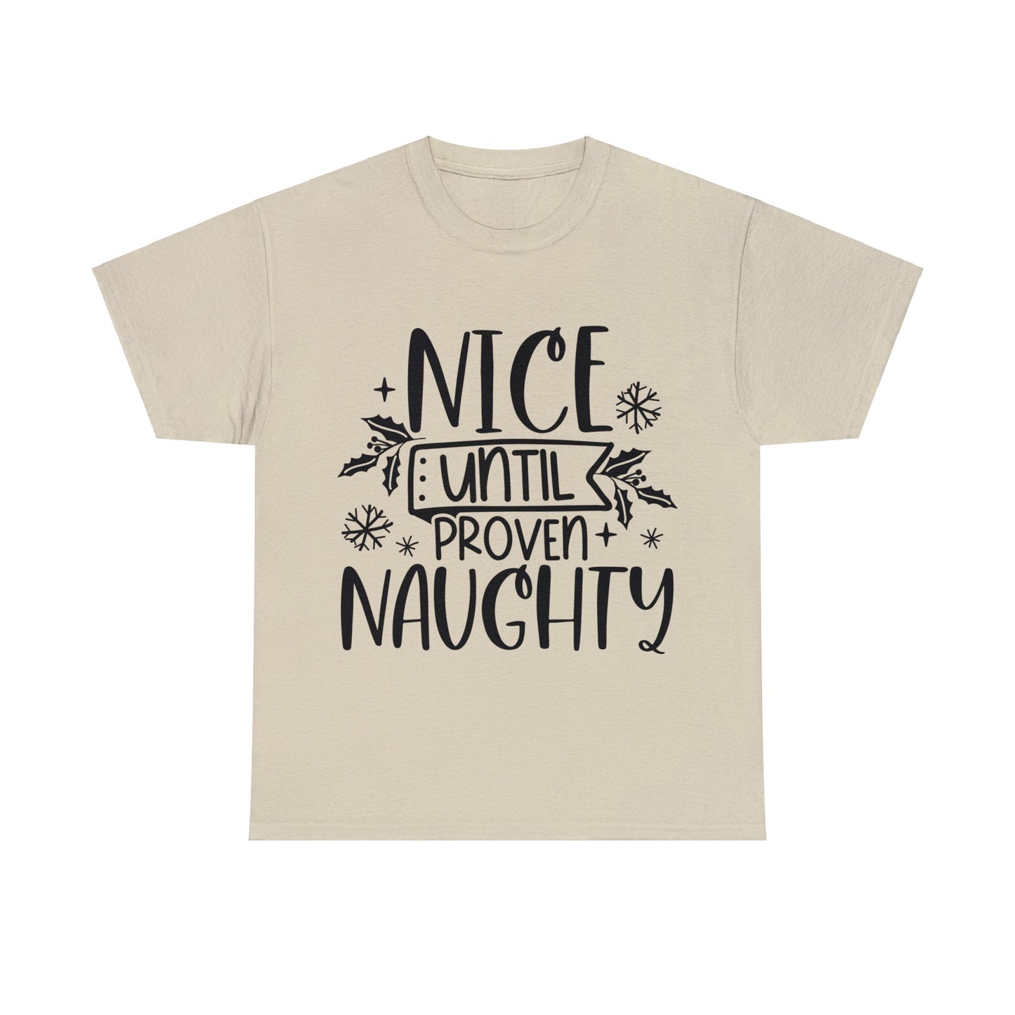 Nice & Naughty Unisex Heavy Cotton Tee