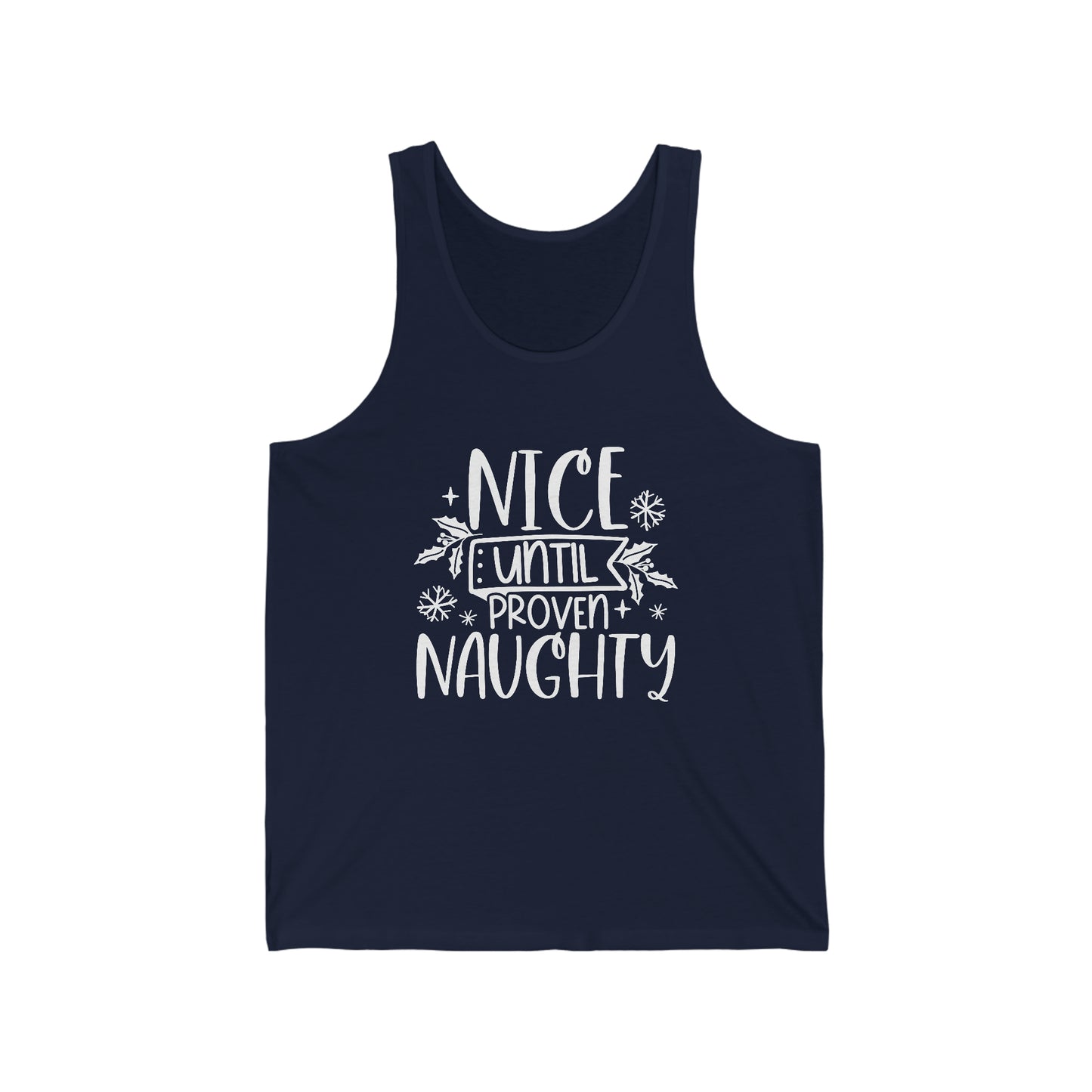 Nice & Naughty Unisex Jersey Tank