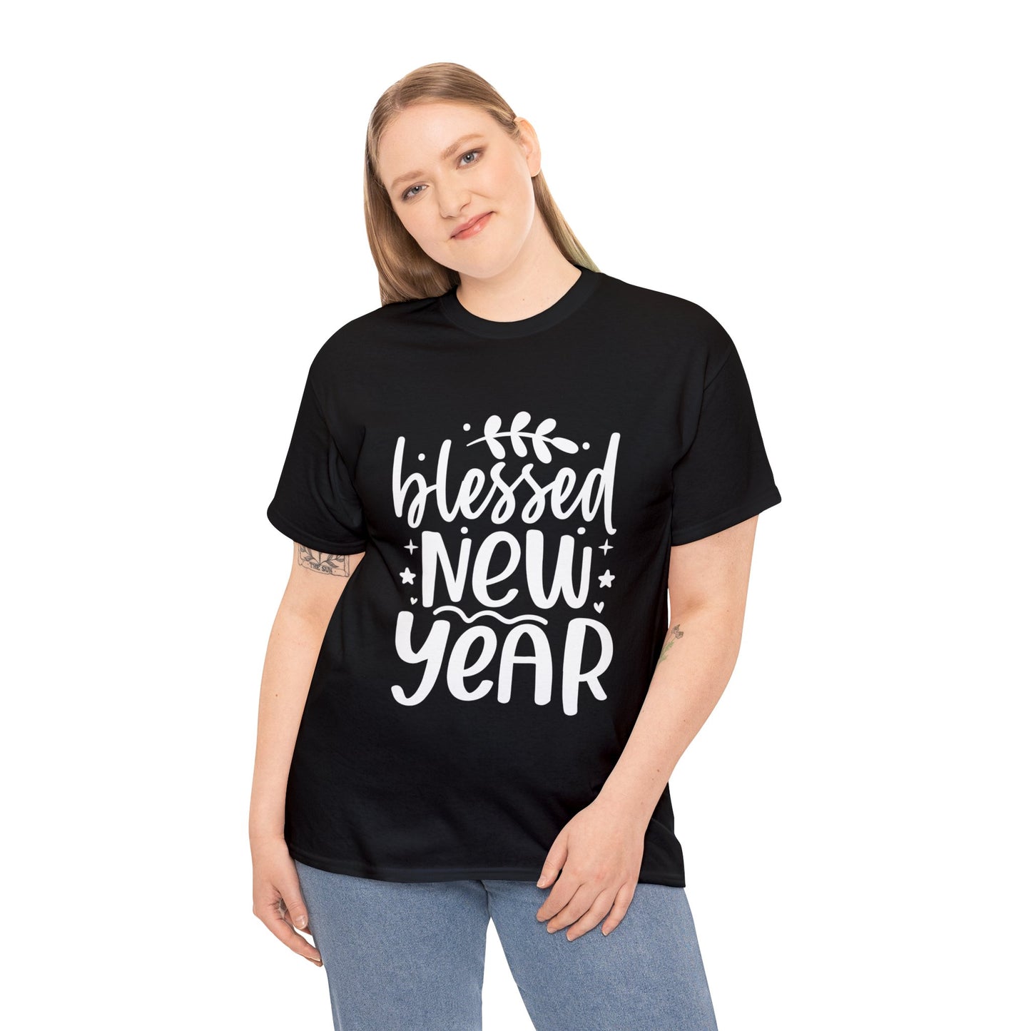 Blessed New Year Unisex Heavy Cotton Tee