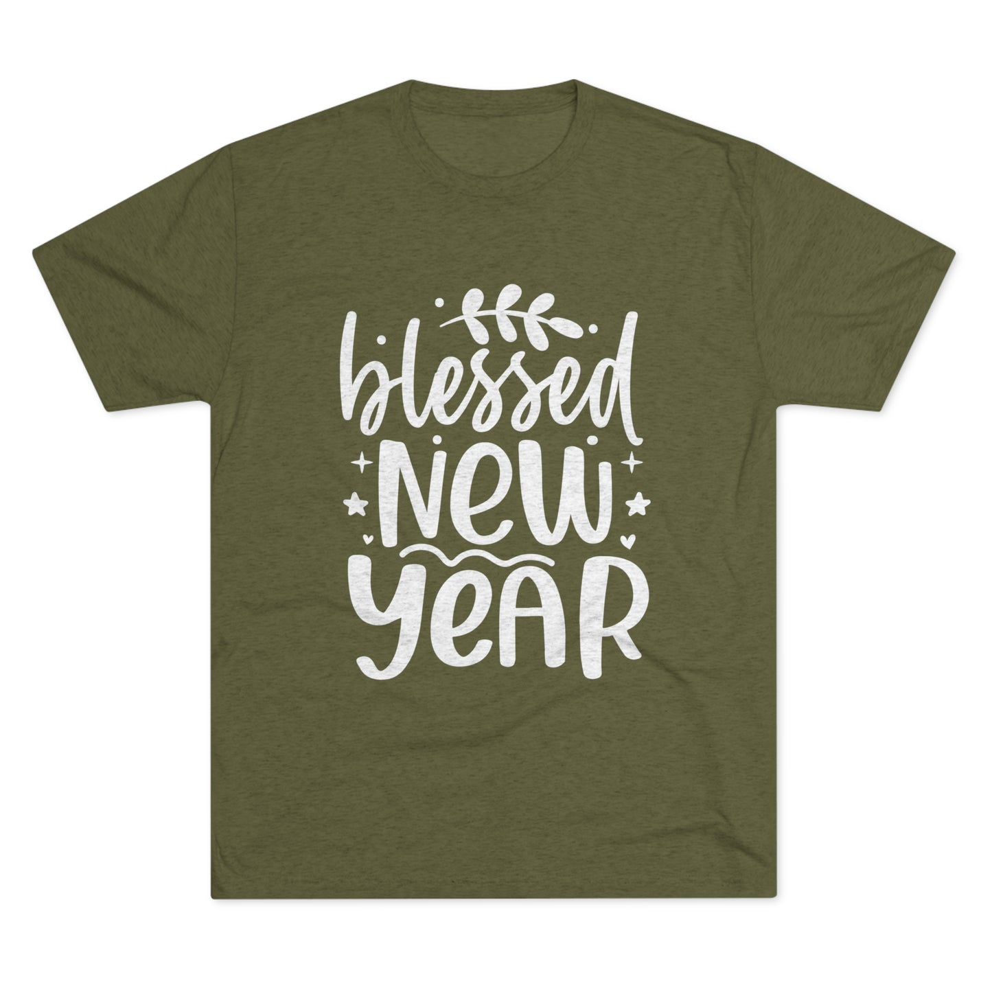 Blessed New Year Unisex Tri-Blend Crew Tee
