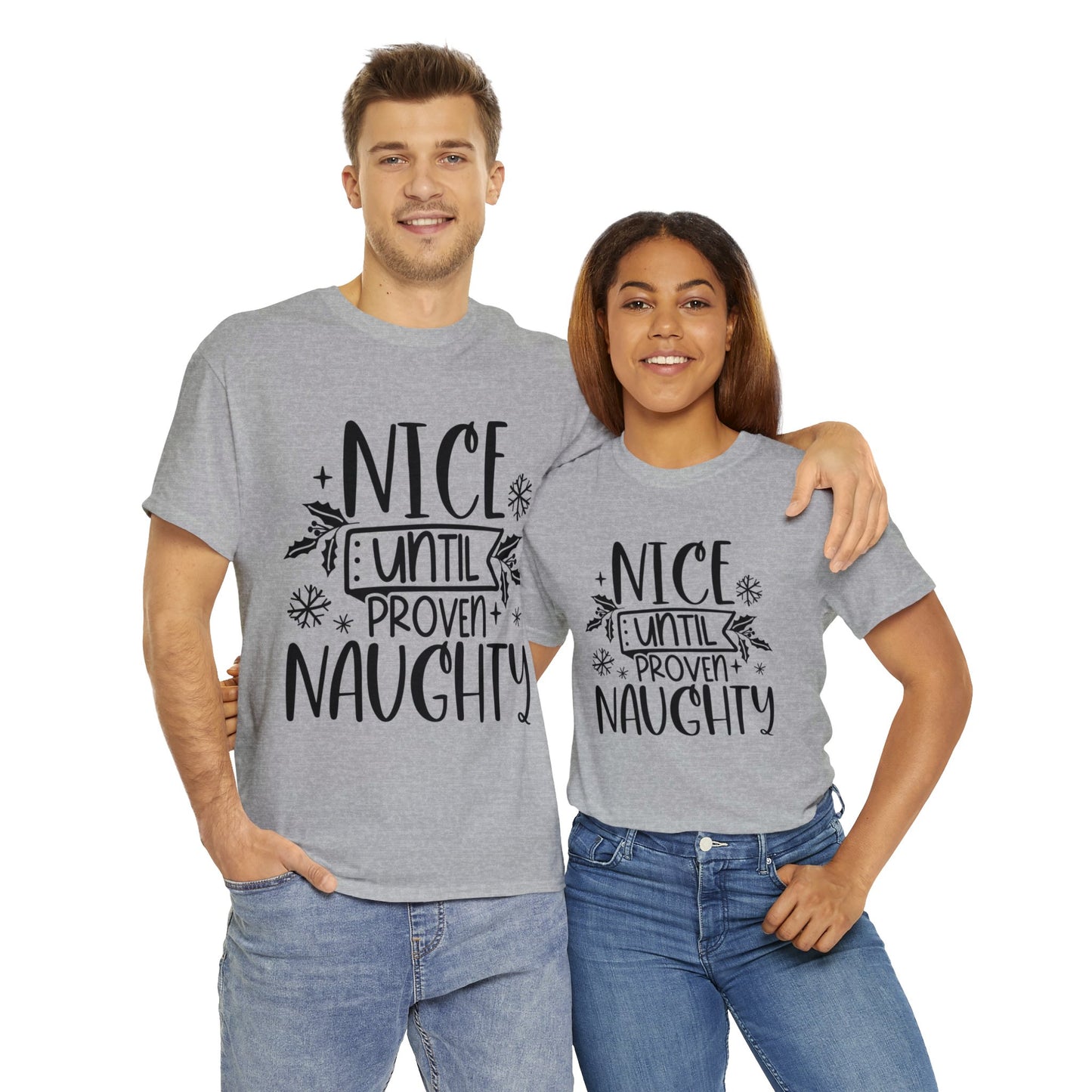 Nice & Naughty Unisex Heavy Cotton Tee