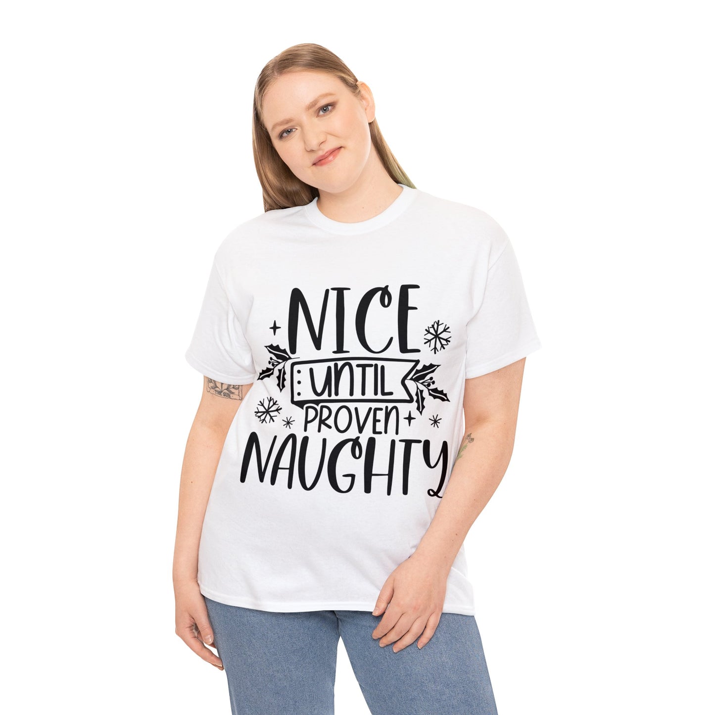 Nice & Naughty Unisex Heavy Cotton Tee