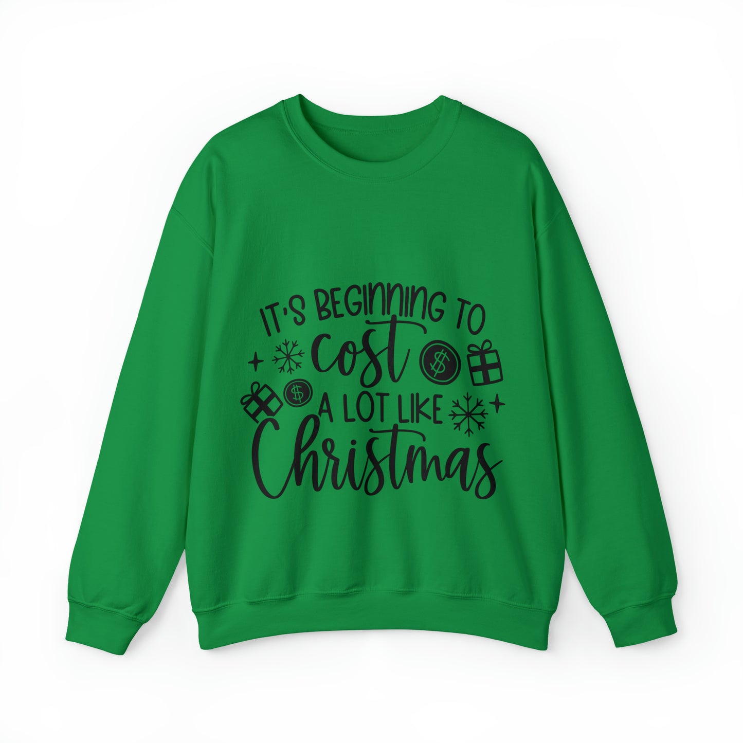 Beginning to Cost a lot like Christmas Unisex Heavy Blend™ Crewneck Sweatshirt image