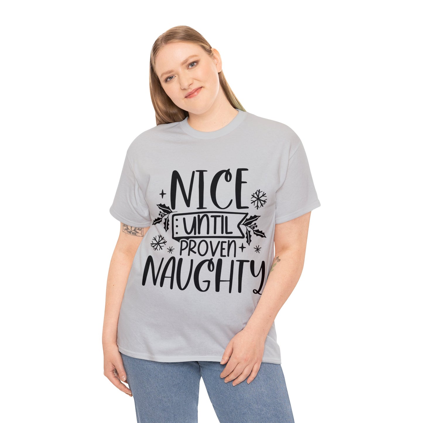 Nice & Naughty Unisex Heavy Cotton Tee