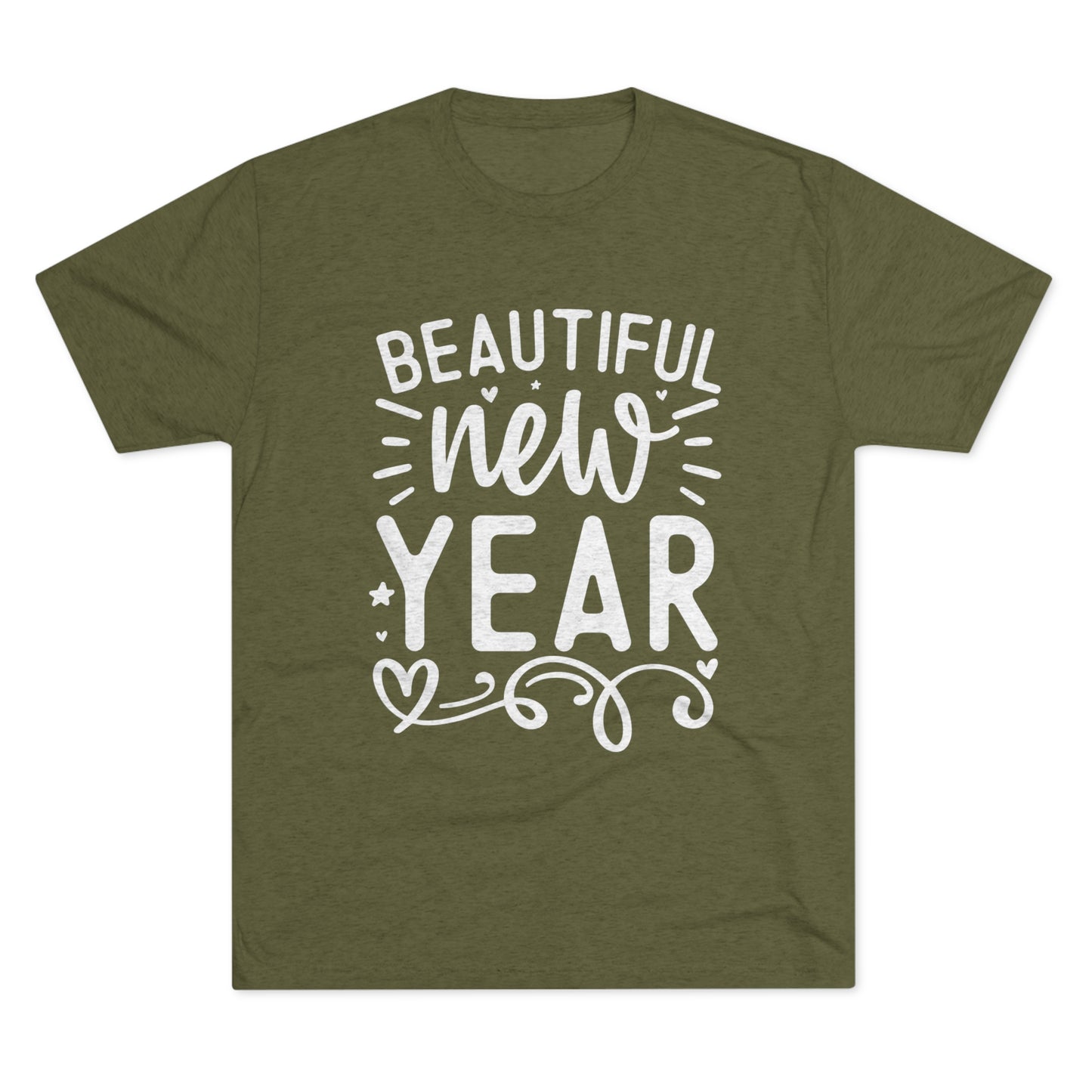 Beautiful New Year Unisex Tri-Blend Crew Tee