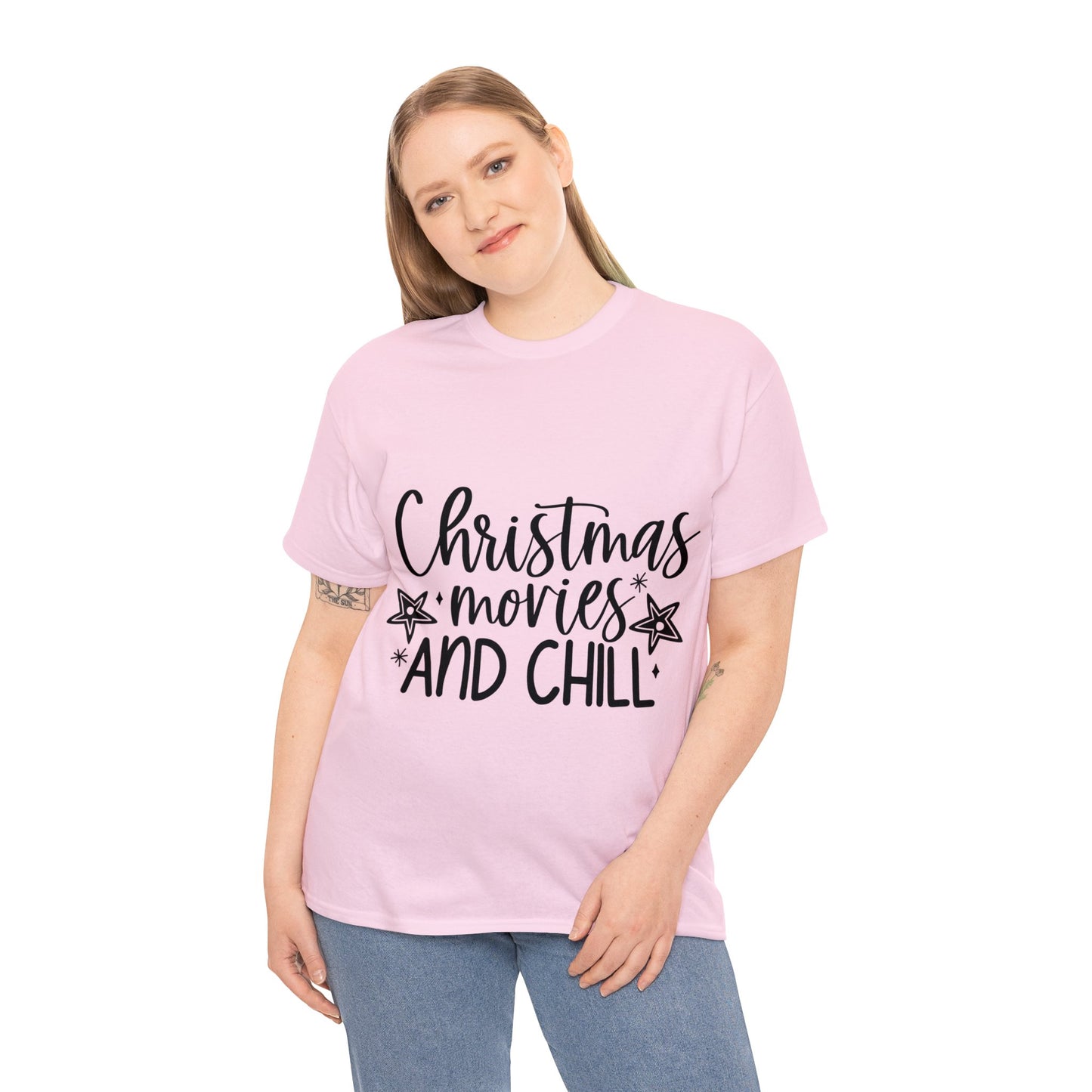 Movies and Chill Unisex Heavy Cotton Tee