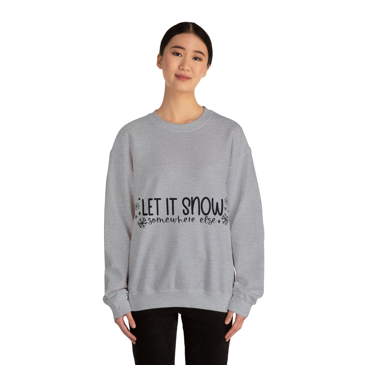 Let it Snow Unisex Heavy Blend™ Crewneck Sweatshirt image