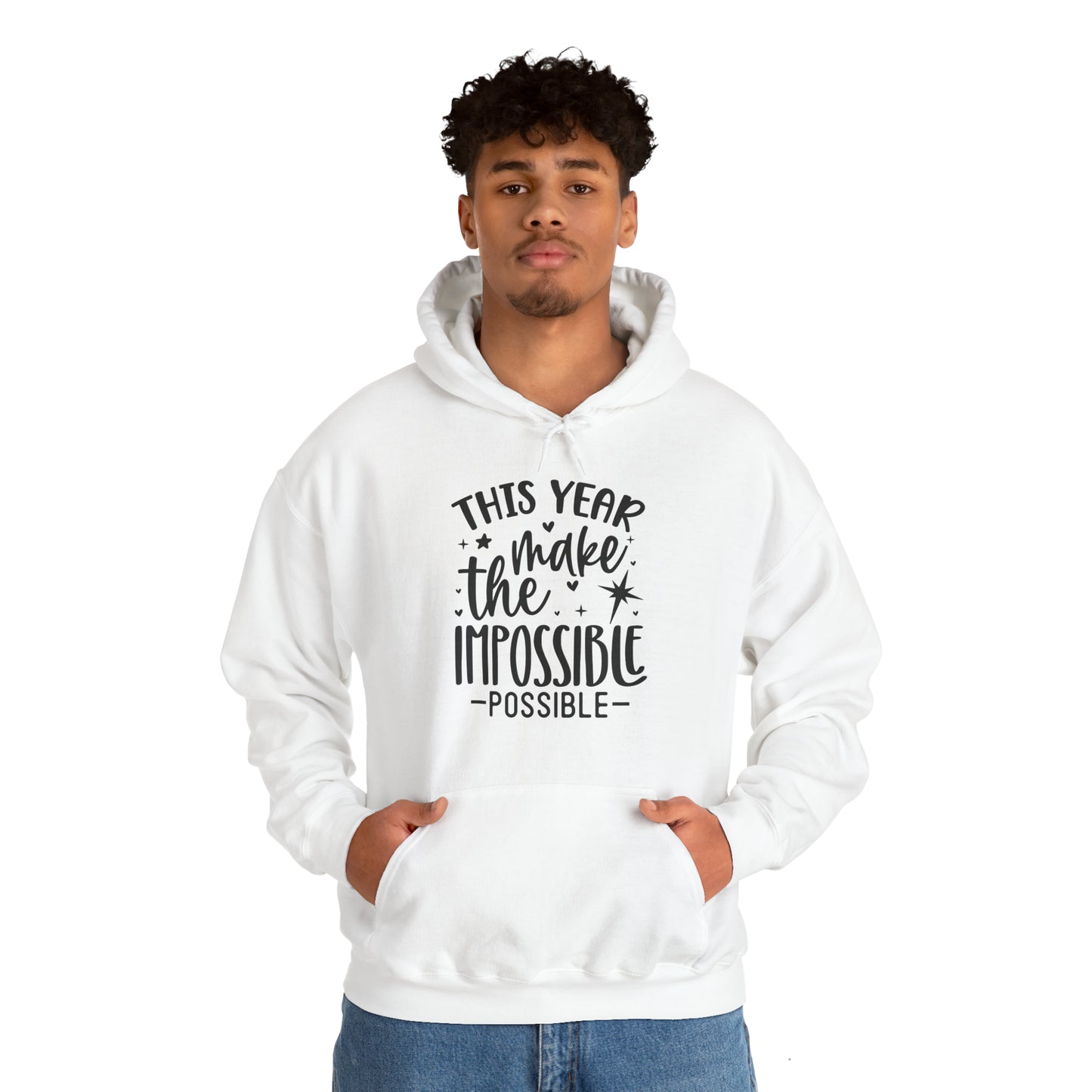 Impossible Possible Unisex Heavy Blend™ Hooded Sweatshirt