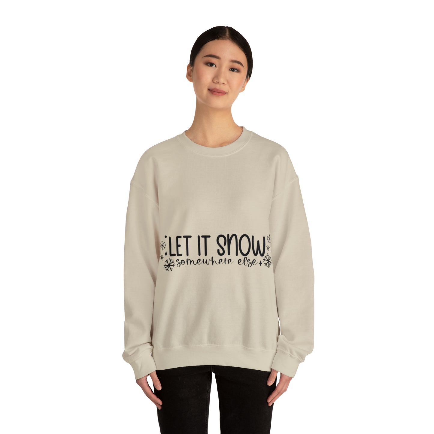 Let it Snow Unisex Heavy Blend™ Crewneck Sweatshirt image