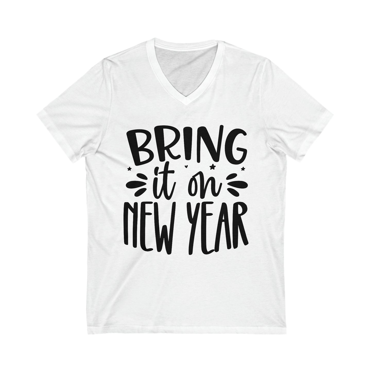 Bring it on Unisex Jersey Short Sleeve V-Neck Tee