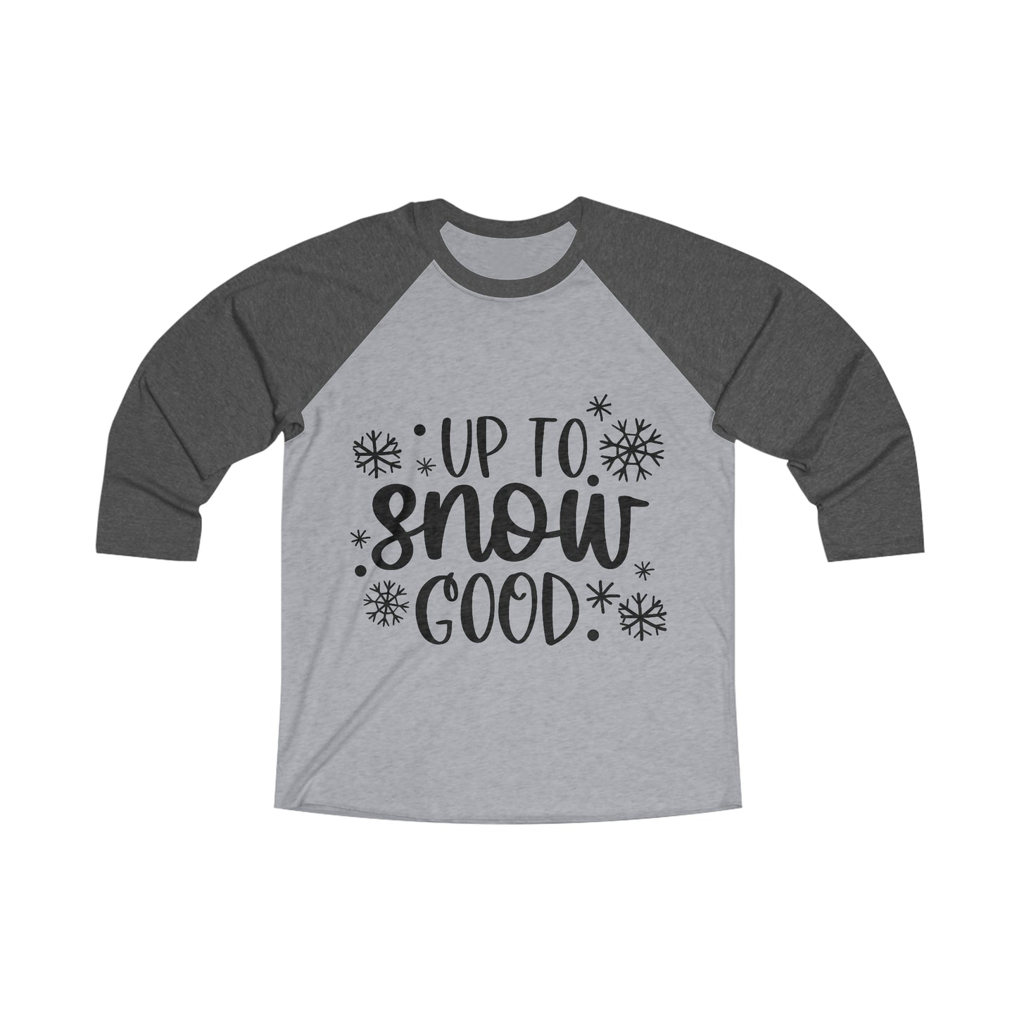 Good Snow Unisex Tri-Blend 3\4 Raglan Tee