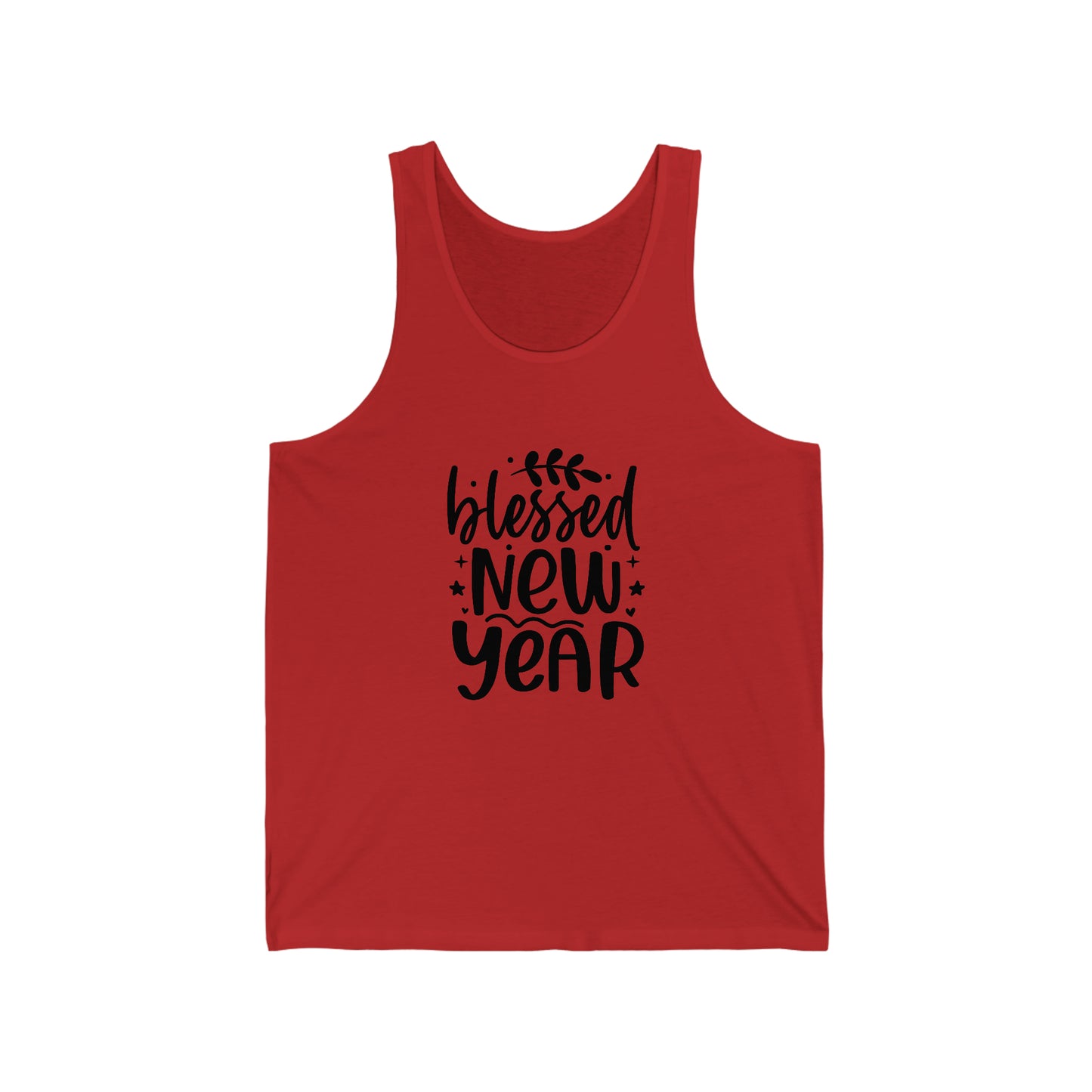 Blessed New Year Unisex Jersey Tank