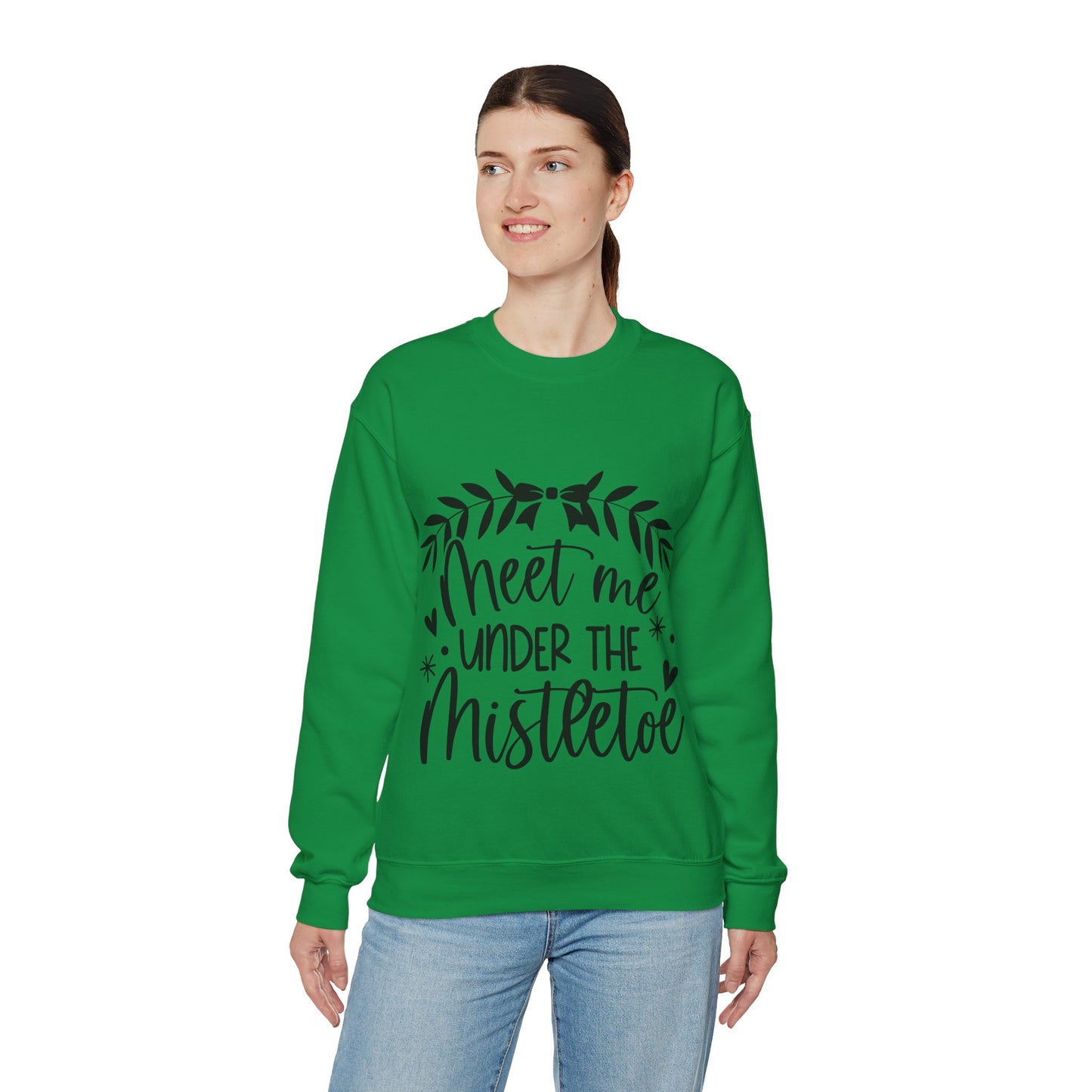 Meet me under Misteetoe Unisex Heavy Blend™ Crewneck Sweatshirt