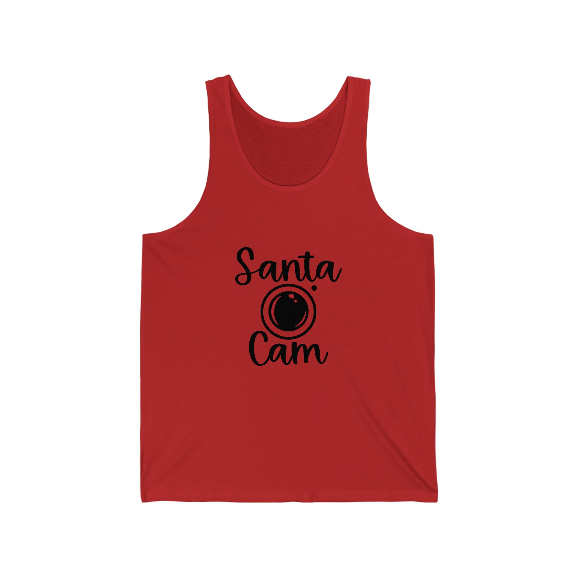 Santa Cam Unisex Jersey Tank image