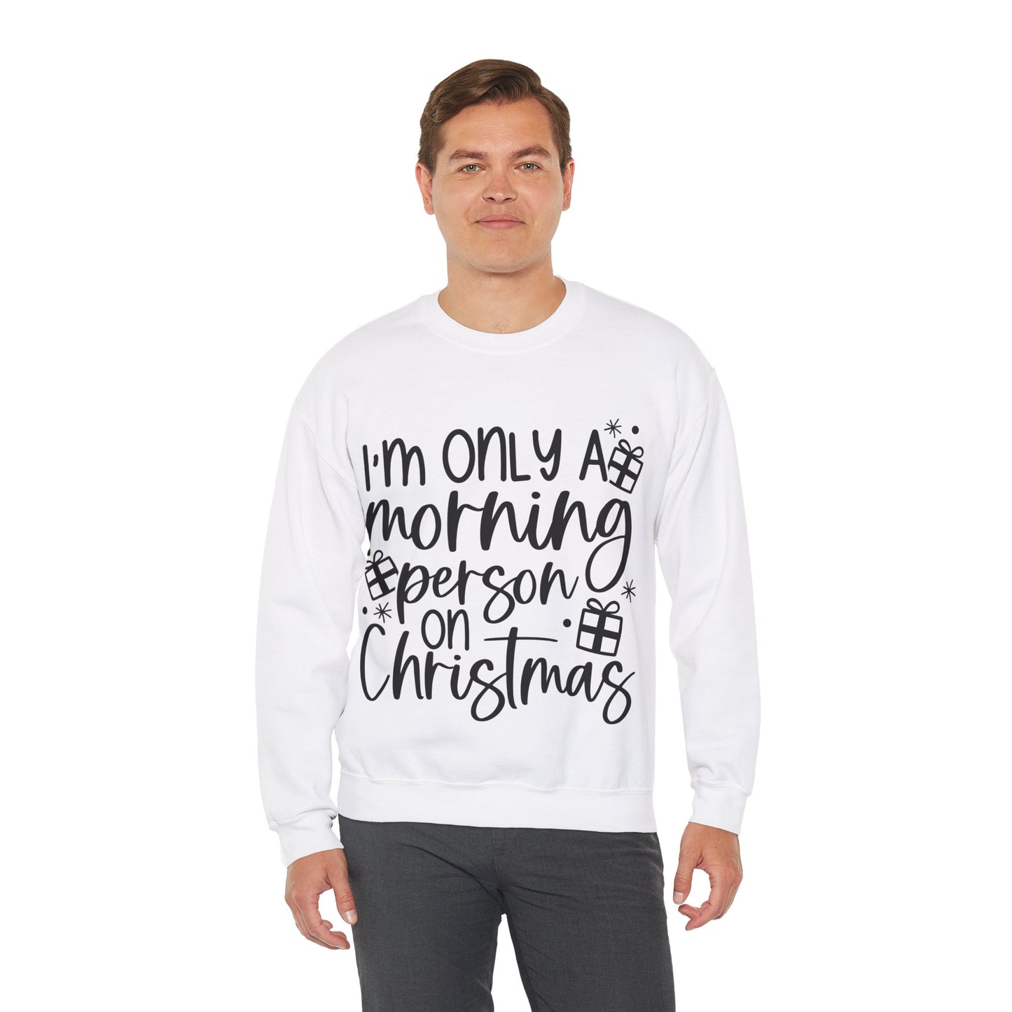 Morning Person Unisex Heavy Blend™ Crewneck Sweatshirt