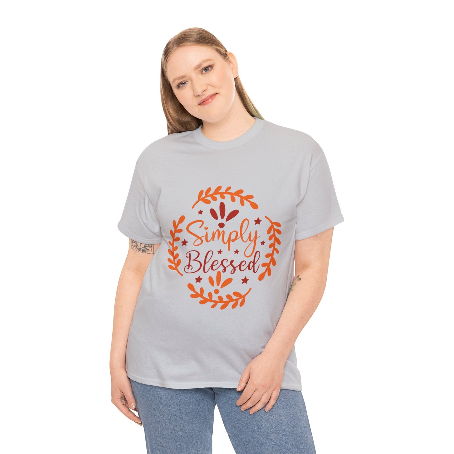Simply Blessed Unisex Heavy Cotton Tee image