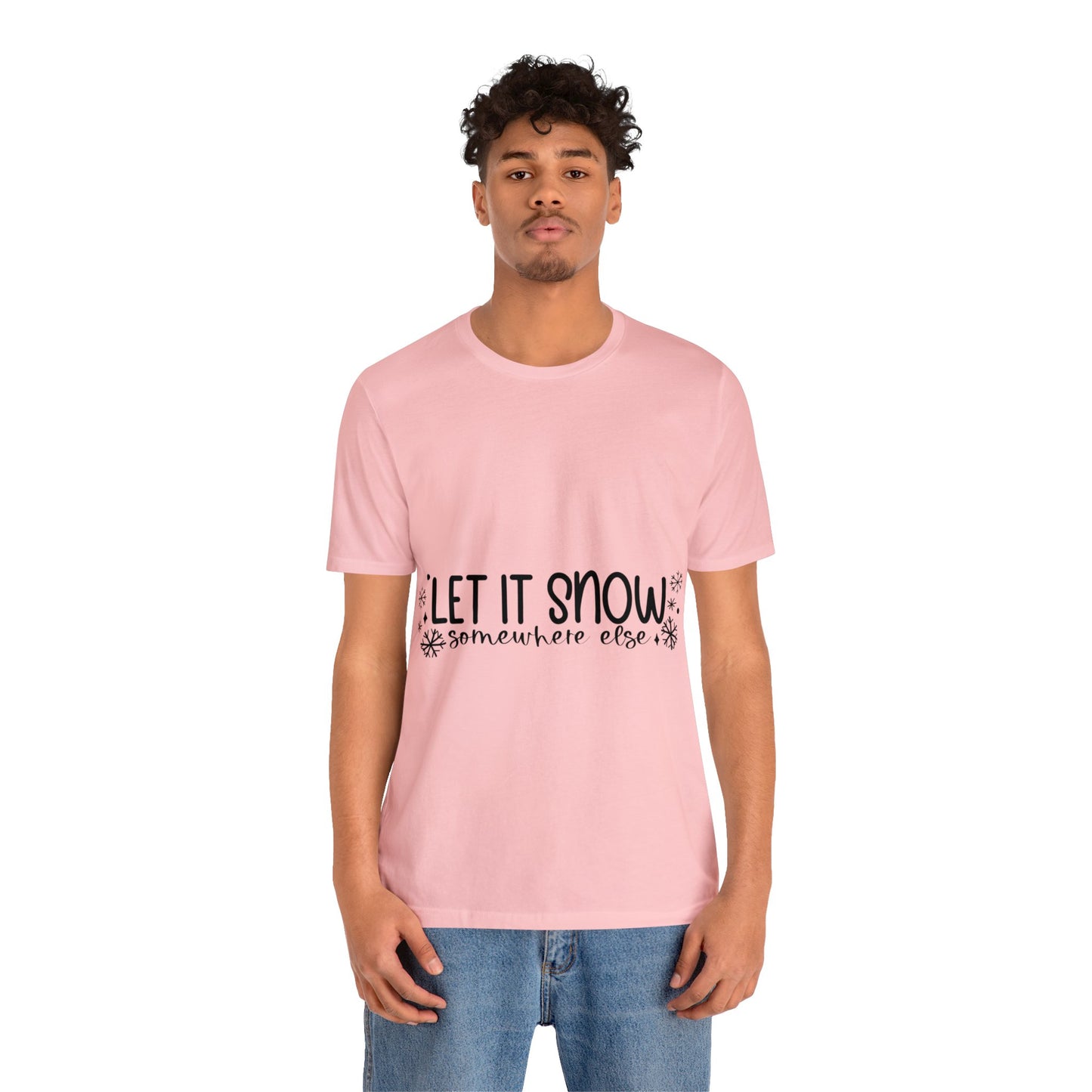 Let it Snow Unisex Jersey Short Sleeve Tee image