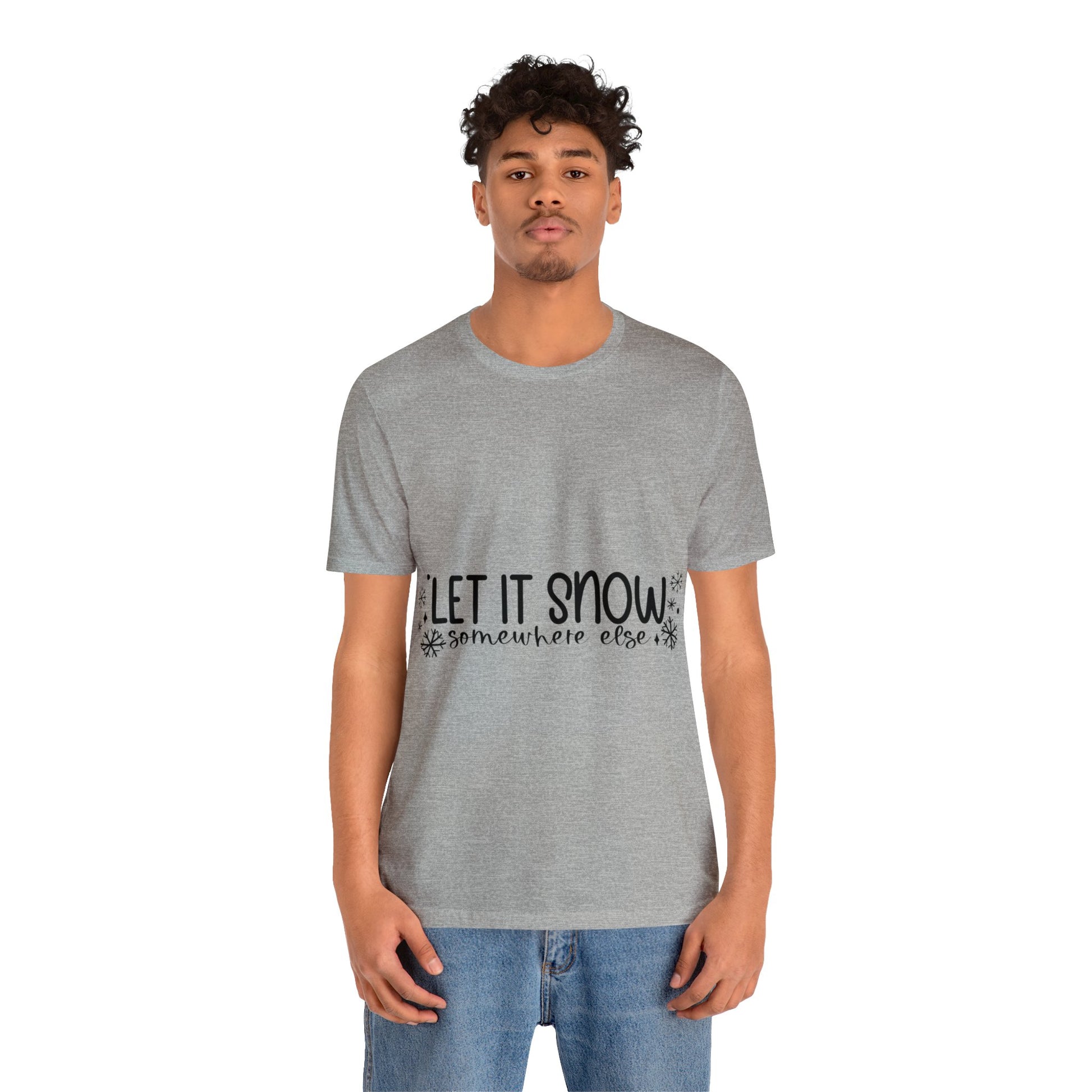 Let it Snow Unisex Jersey Short Sleeve Tee image