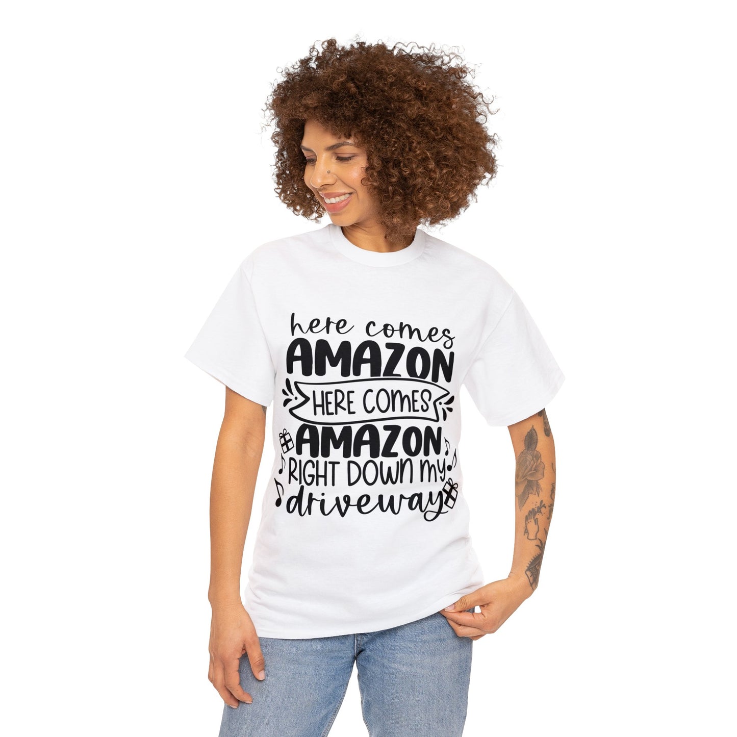 Amazon Driveway Unisex Heavy Cotton Tee