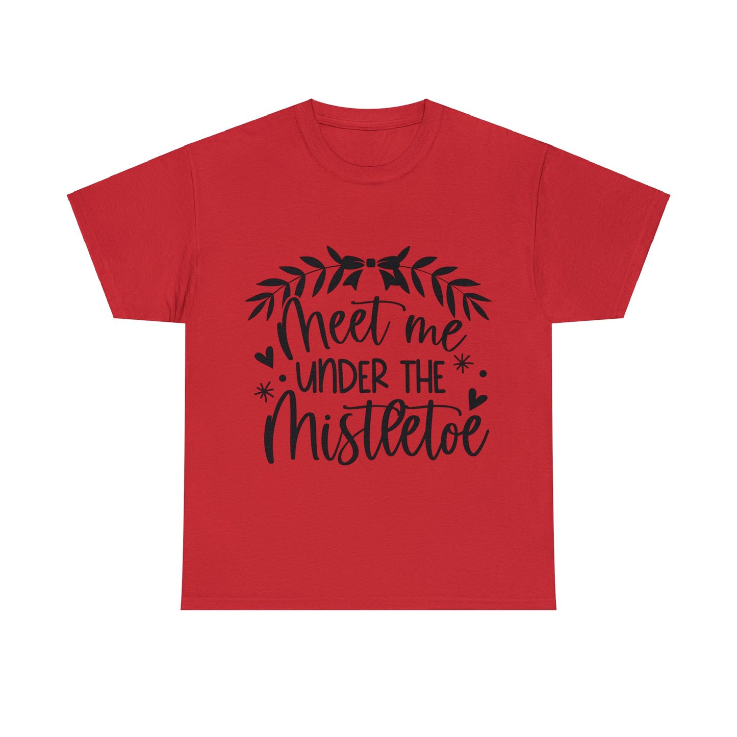 Meet me under Misteetoe Unisex Heavy Cotton Tee