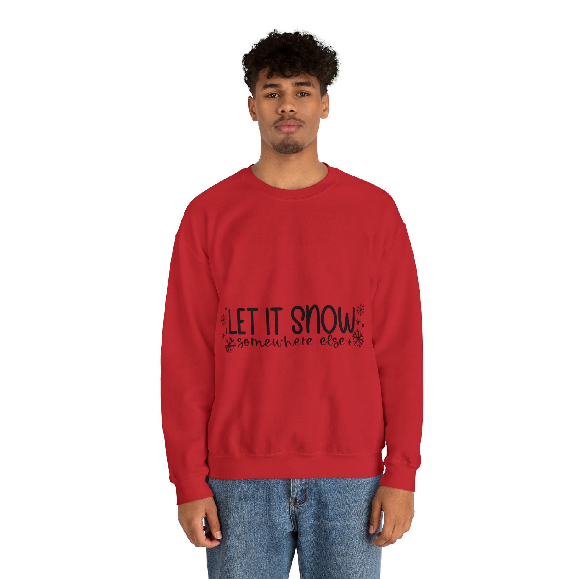 Let it Snow Unisex Heavy Blend™ Crewneck Sweatshirt image