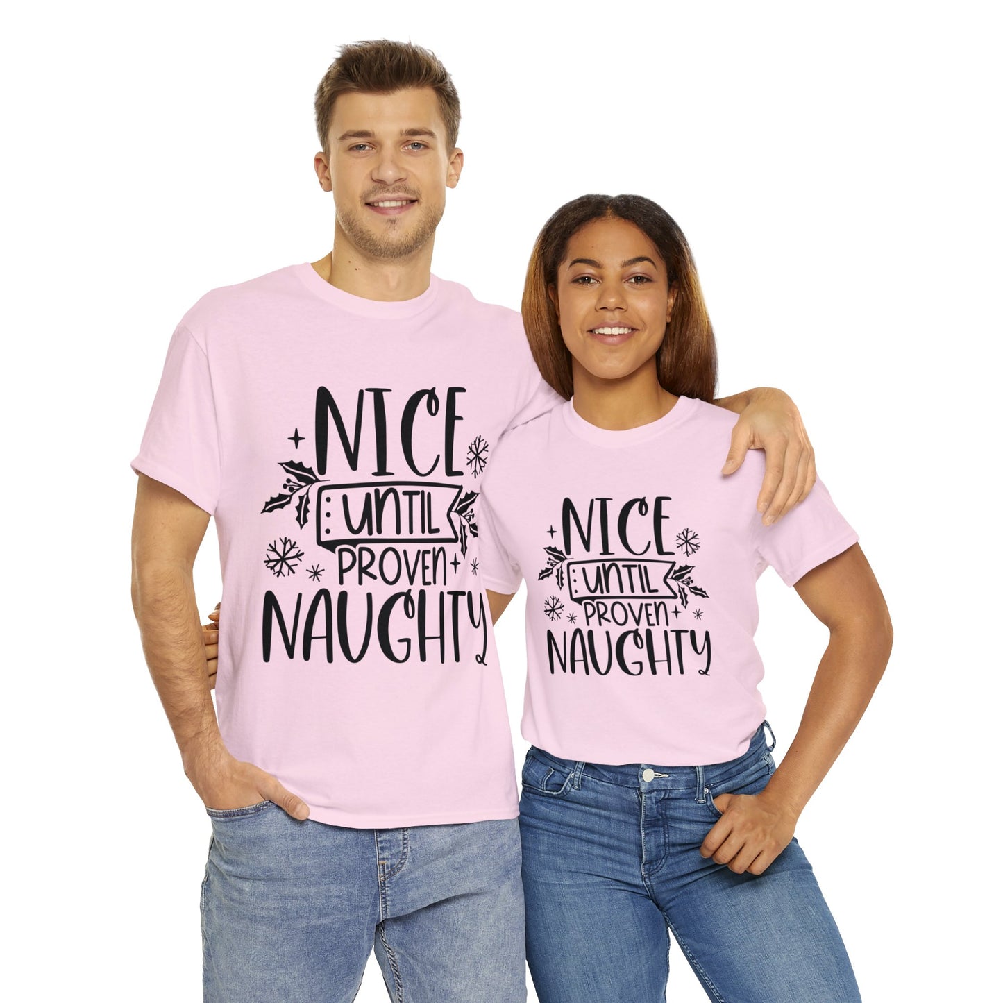 Nice & Naughty Unisex Heavy Cotton Tee