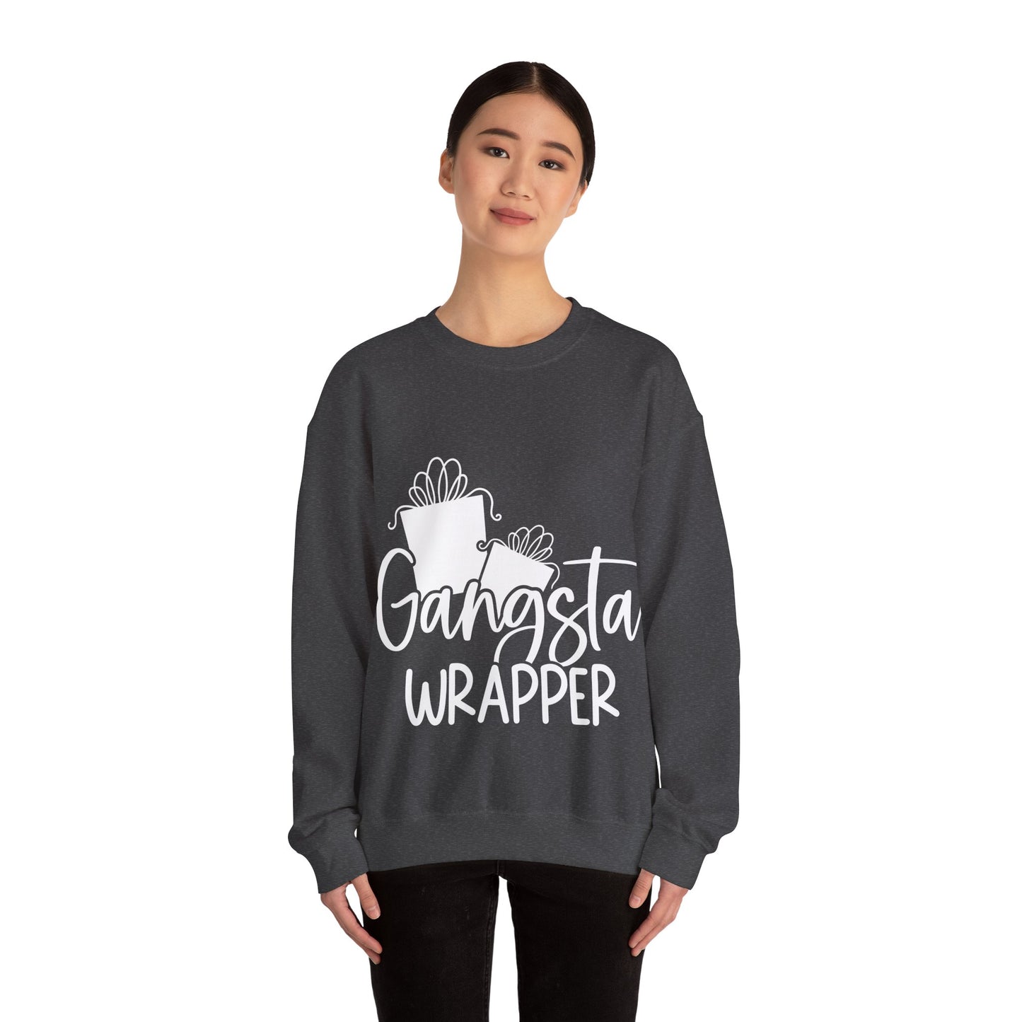 Gangsta Wrapper Unisex Heavy Blend™ Crewneck Sweatshirt