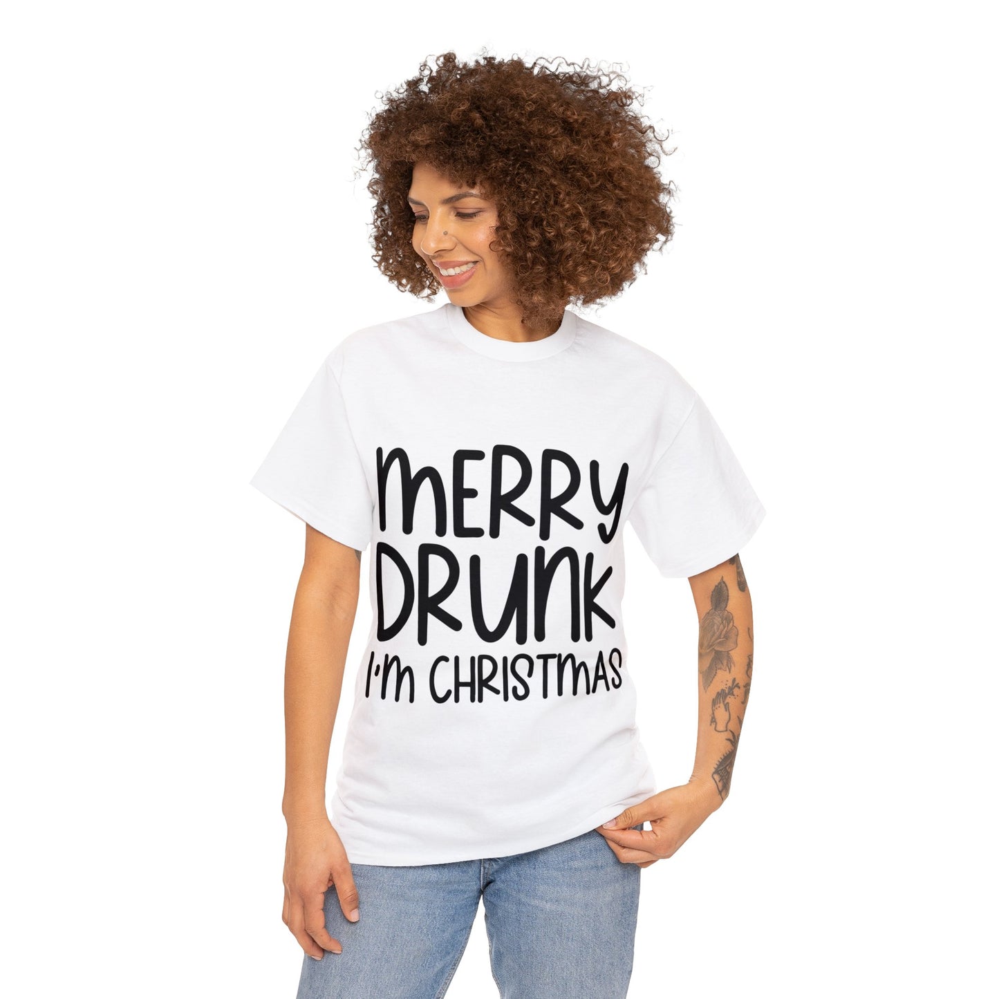 Merry Drunk Unisex Heavy Cotton Tee