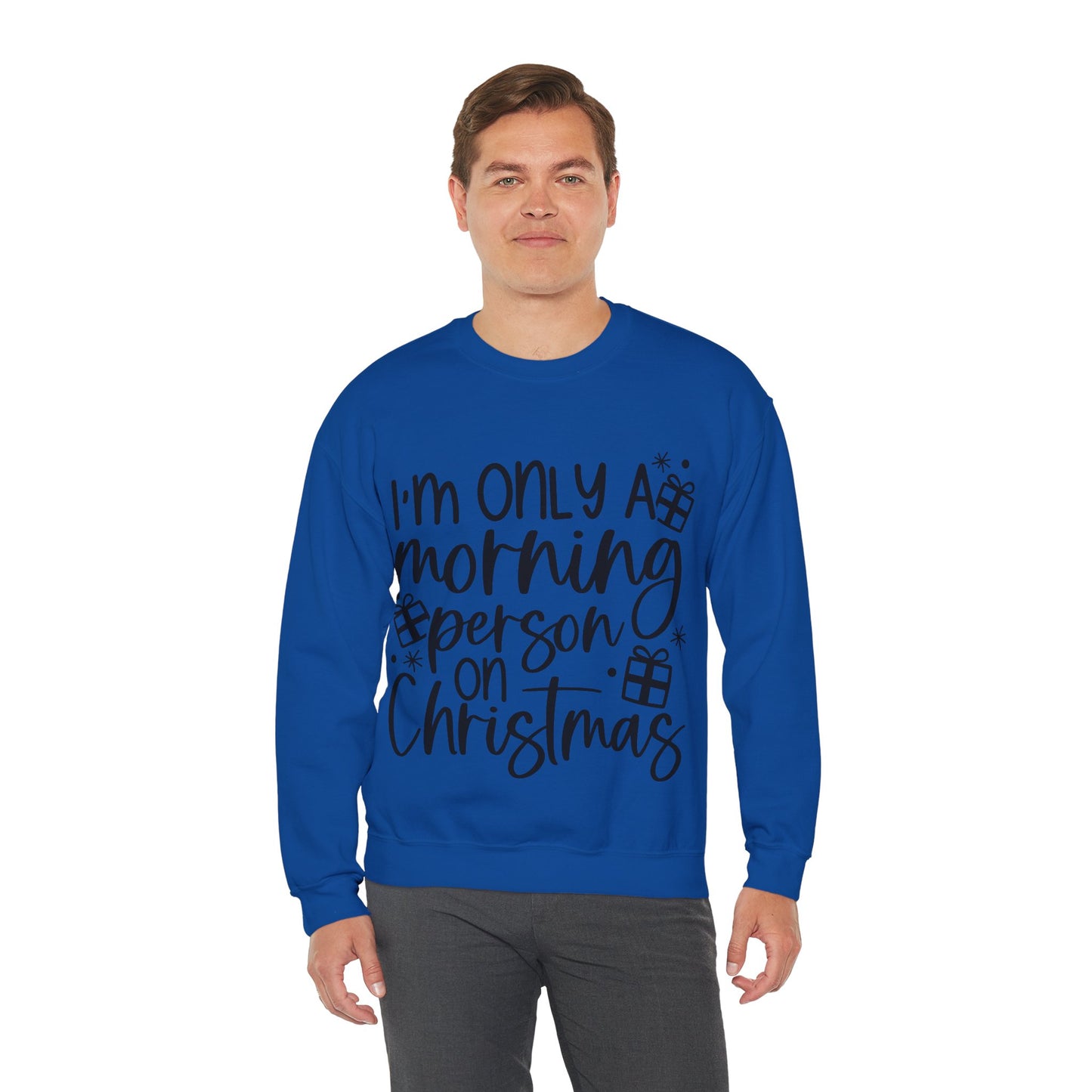 Morning Person Unisex Heavy Blend™ Crewneck Sweatshirt