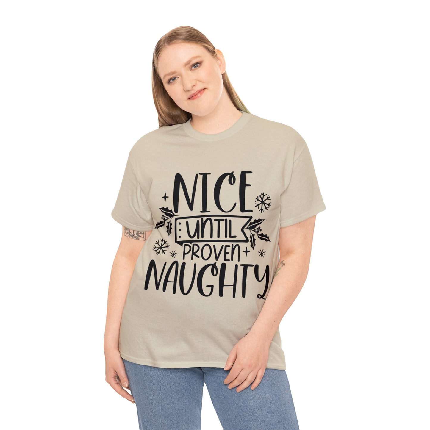 Nice & Naughty Unisex Heavy Cotton Tee