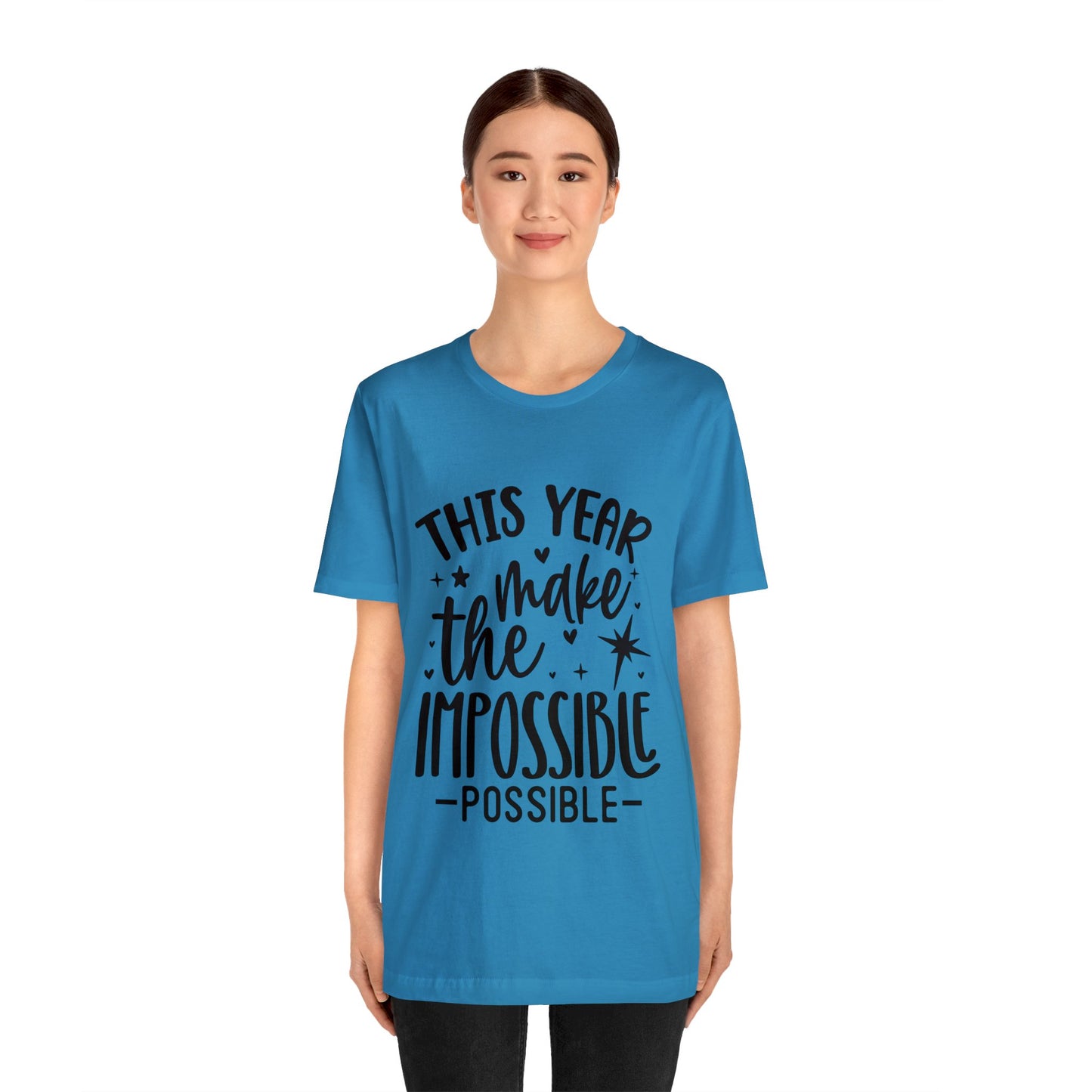 Impossible Possible Unisex Jersey Short Sleeve Tee