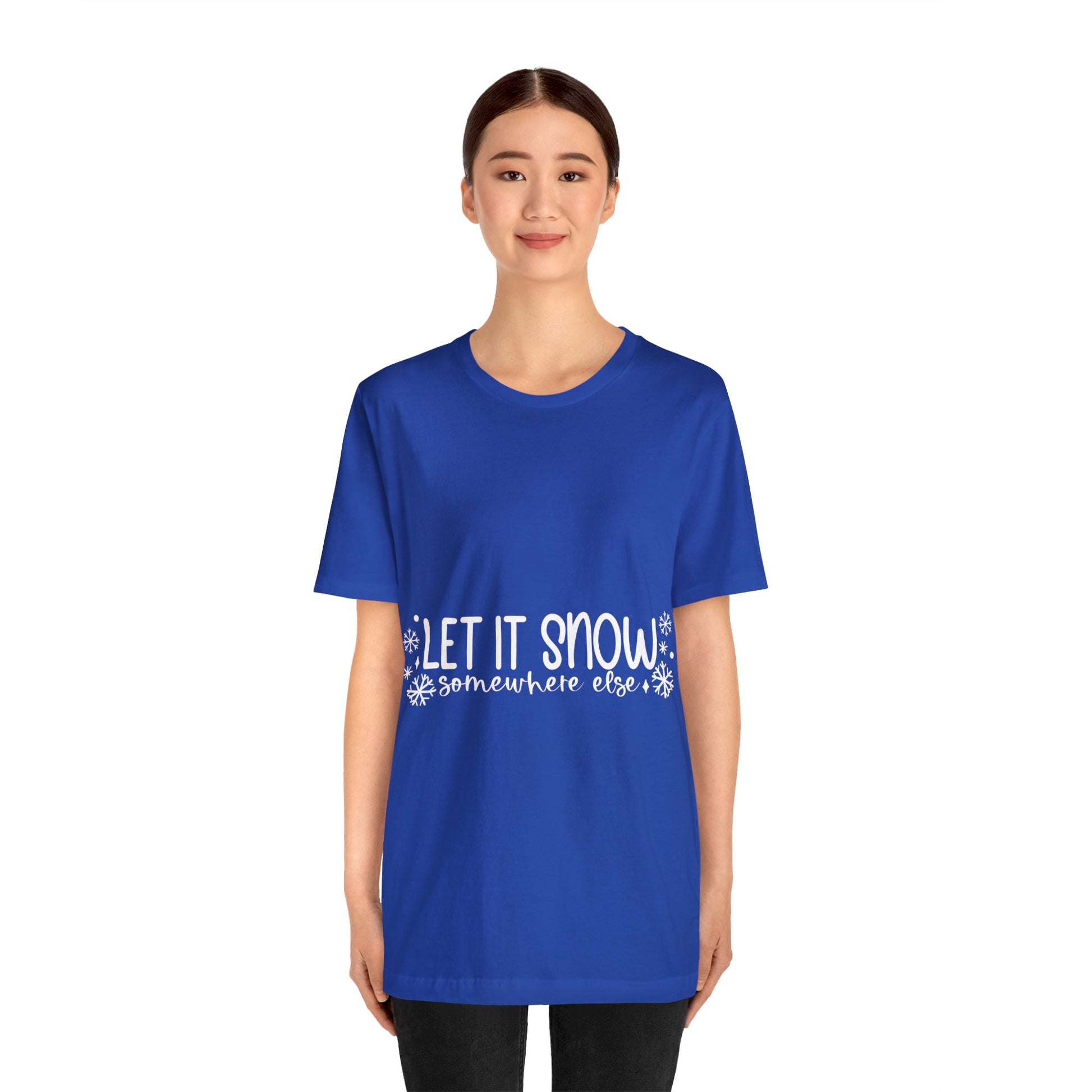 Let it Snow Unisex Jersey Short Sleeve Tee image