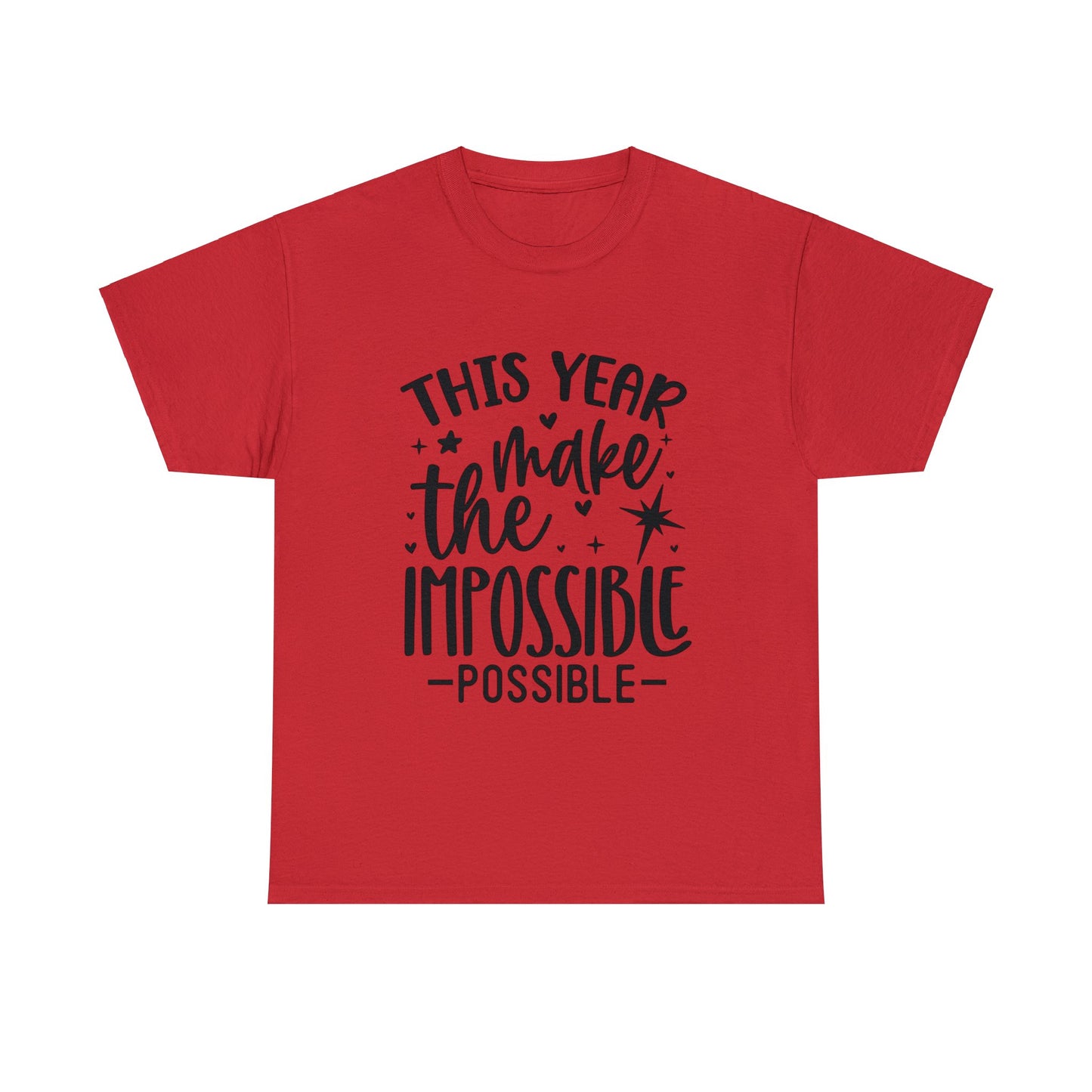 Impossible Possible Unisex Heavy Cotton Tee