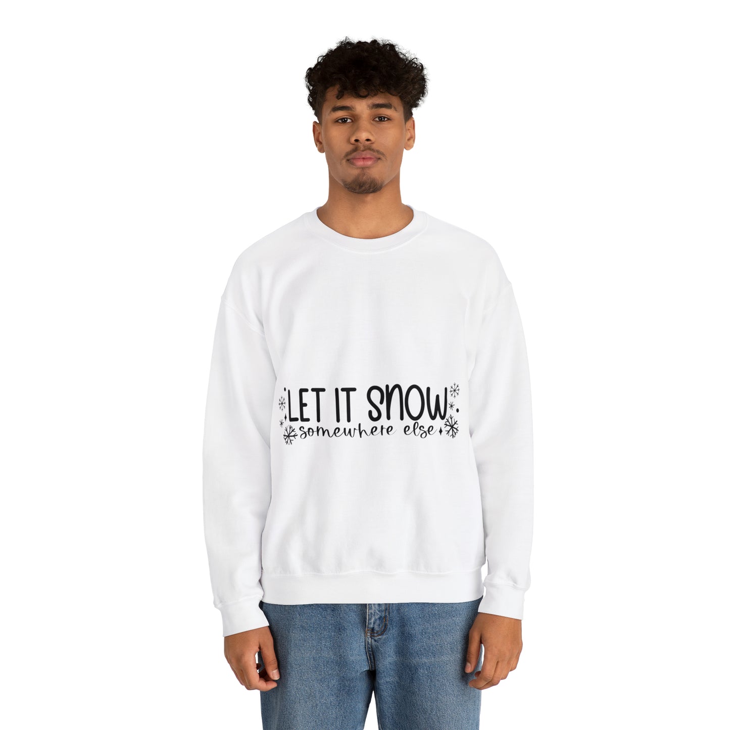 Let it Snow Unisex Heavy Blend™ Crewneck Sweatshirt image