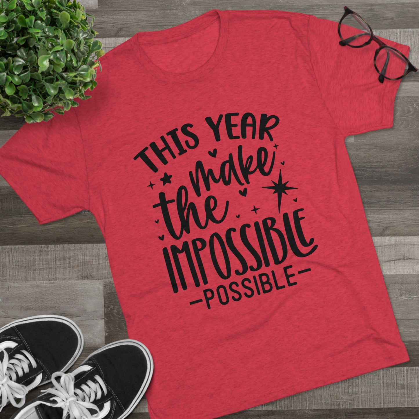 Impossible Possible Unisex Tri-Blend Crew Tee