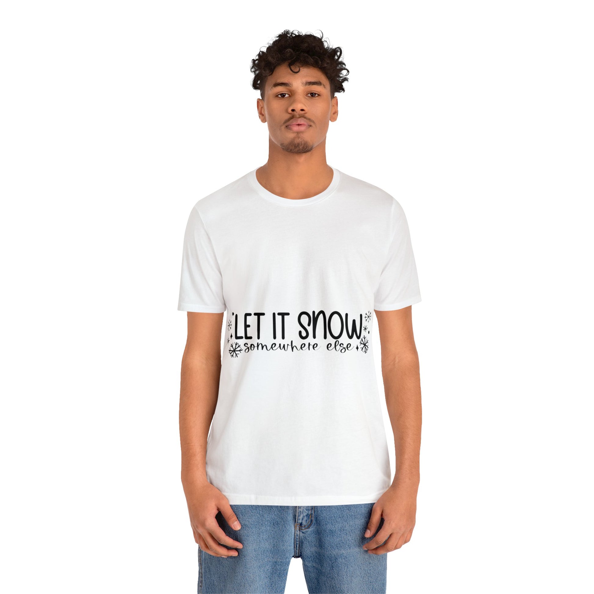 Let it Snow Unisex Jersey Short Sleeve Tee image