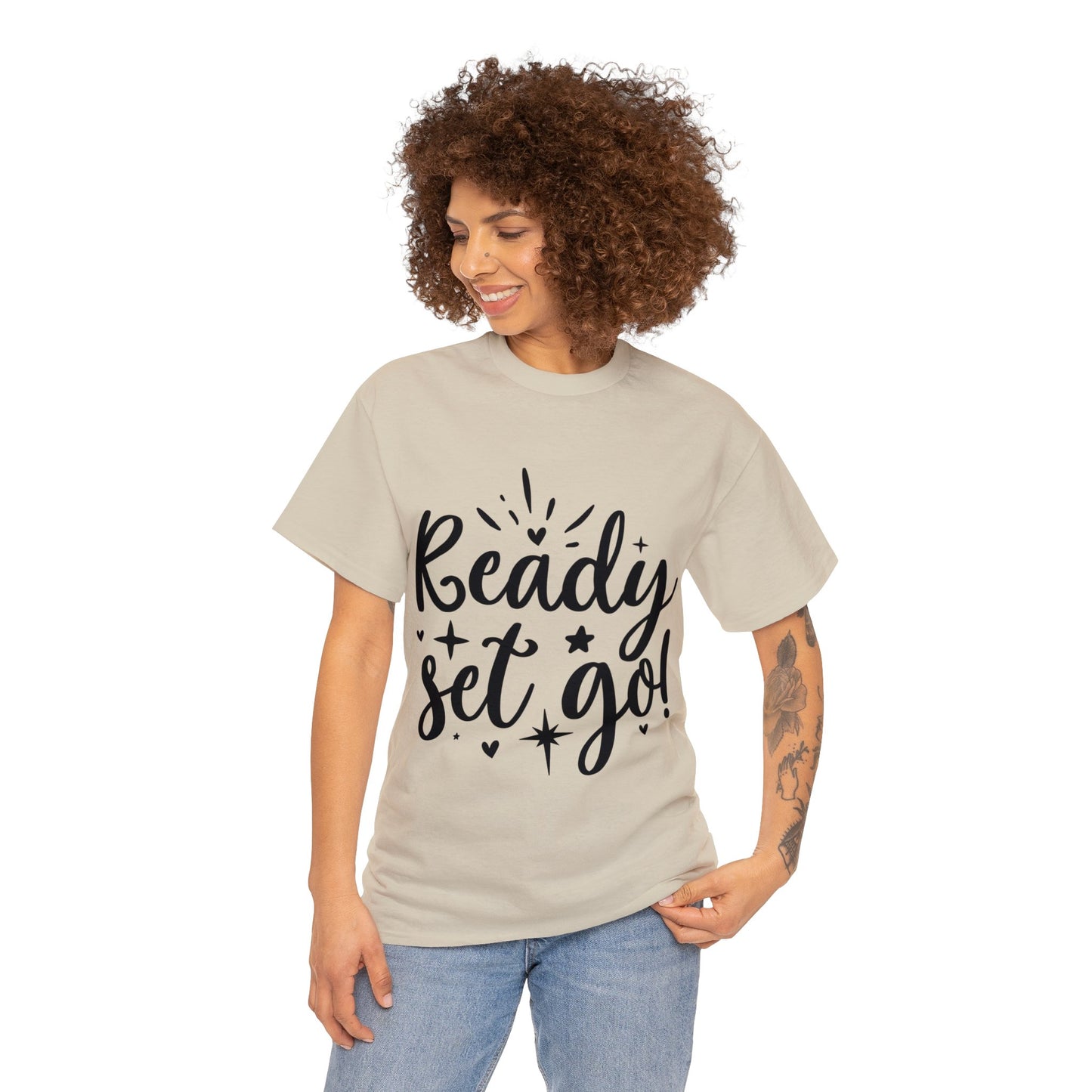 Ready Set Go Unisex Heavy Cotton Tee