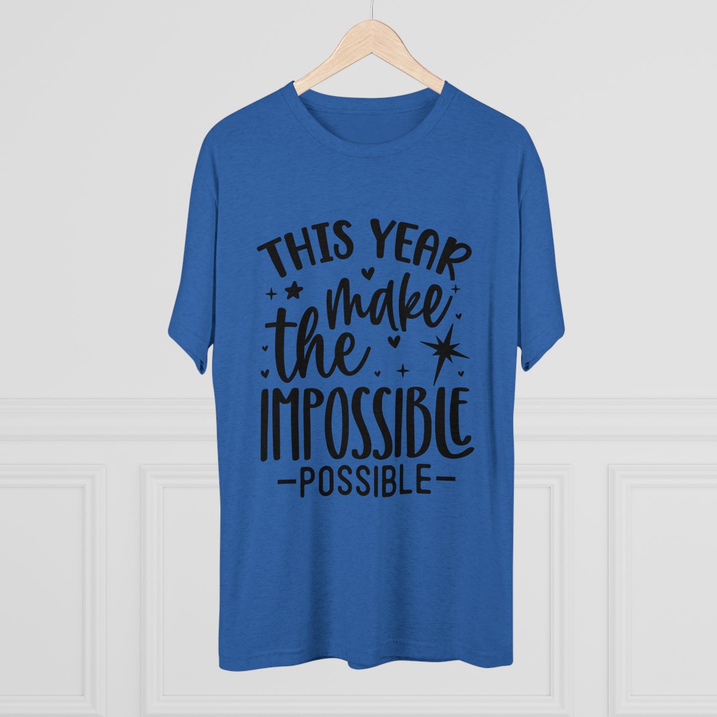 Impossible Possible Unisex Tri-Blend Crew Tee