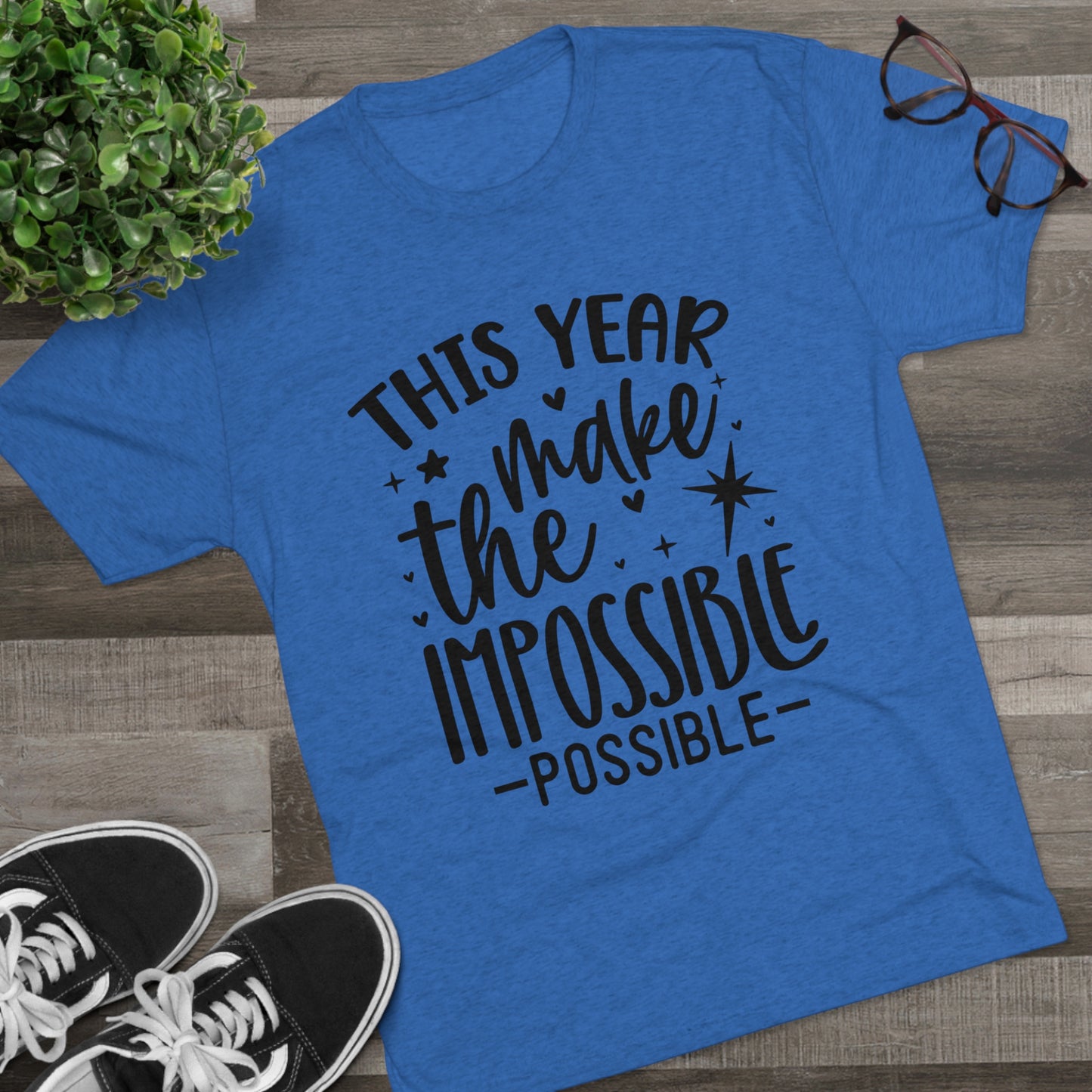 Impossible Possible Unisex Tri-Blend Crew Tee