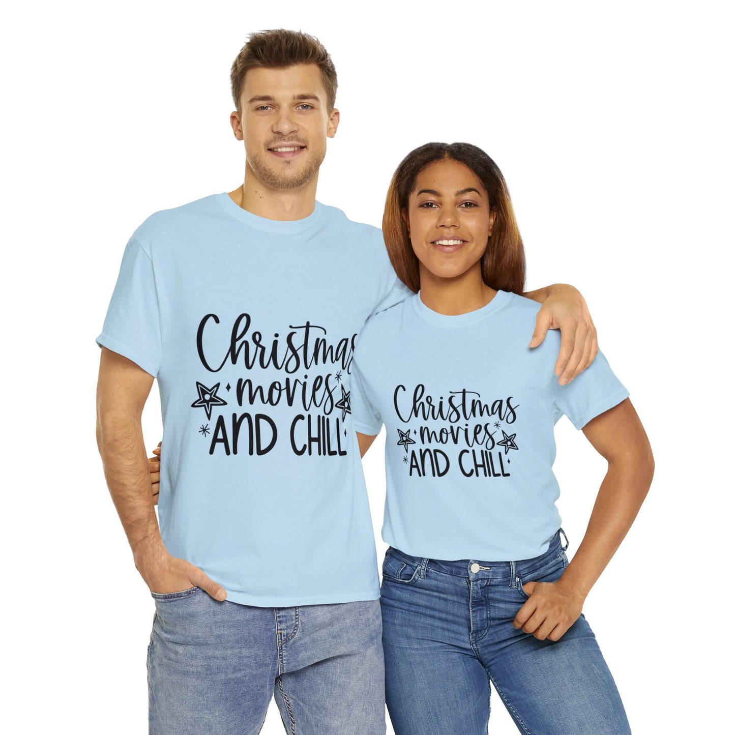 Movies and Chill Unisex Heavy Cotton Tee