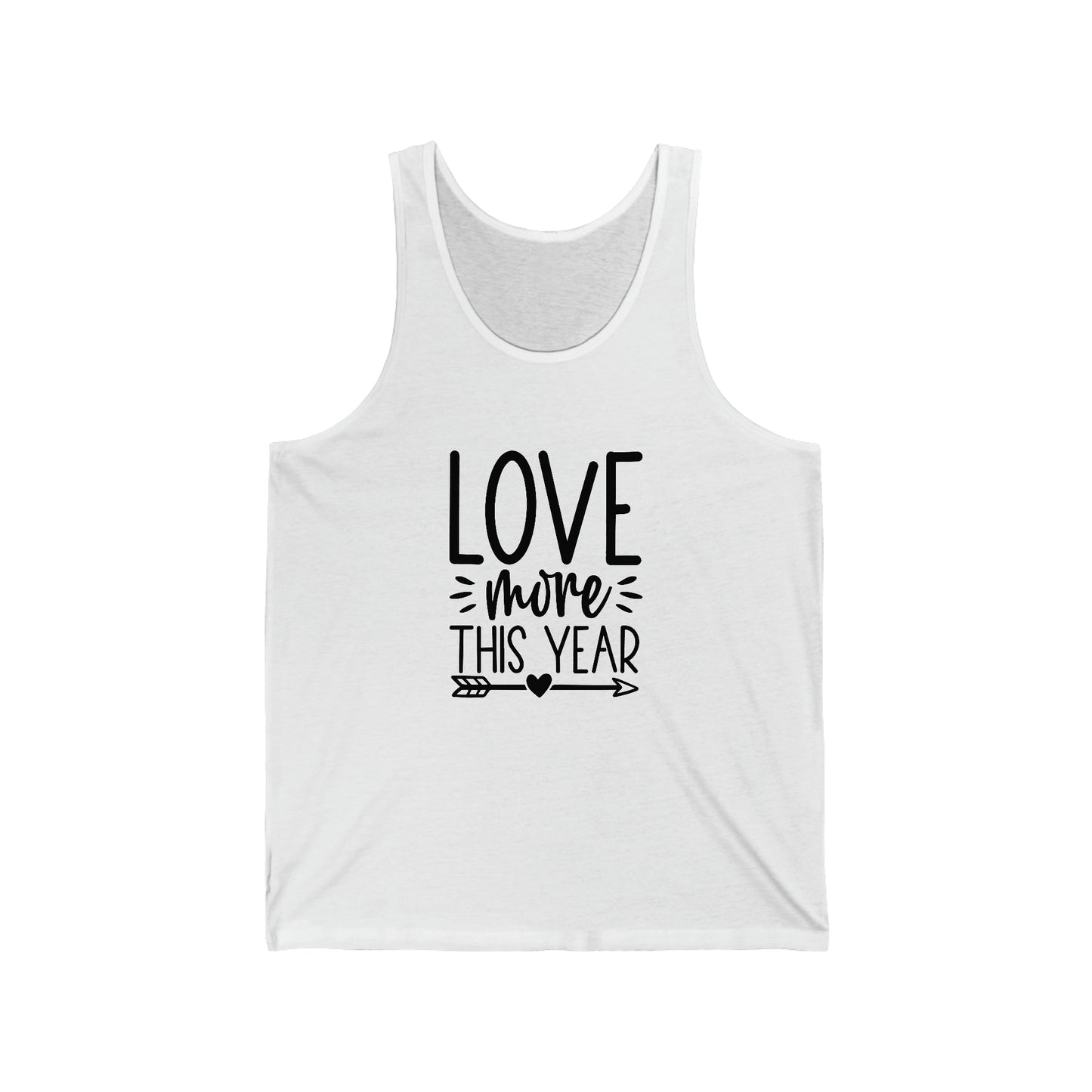 Love More Unisex Jersey Tank