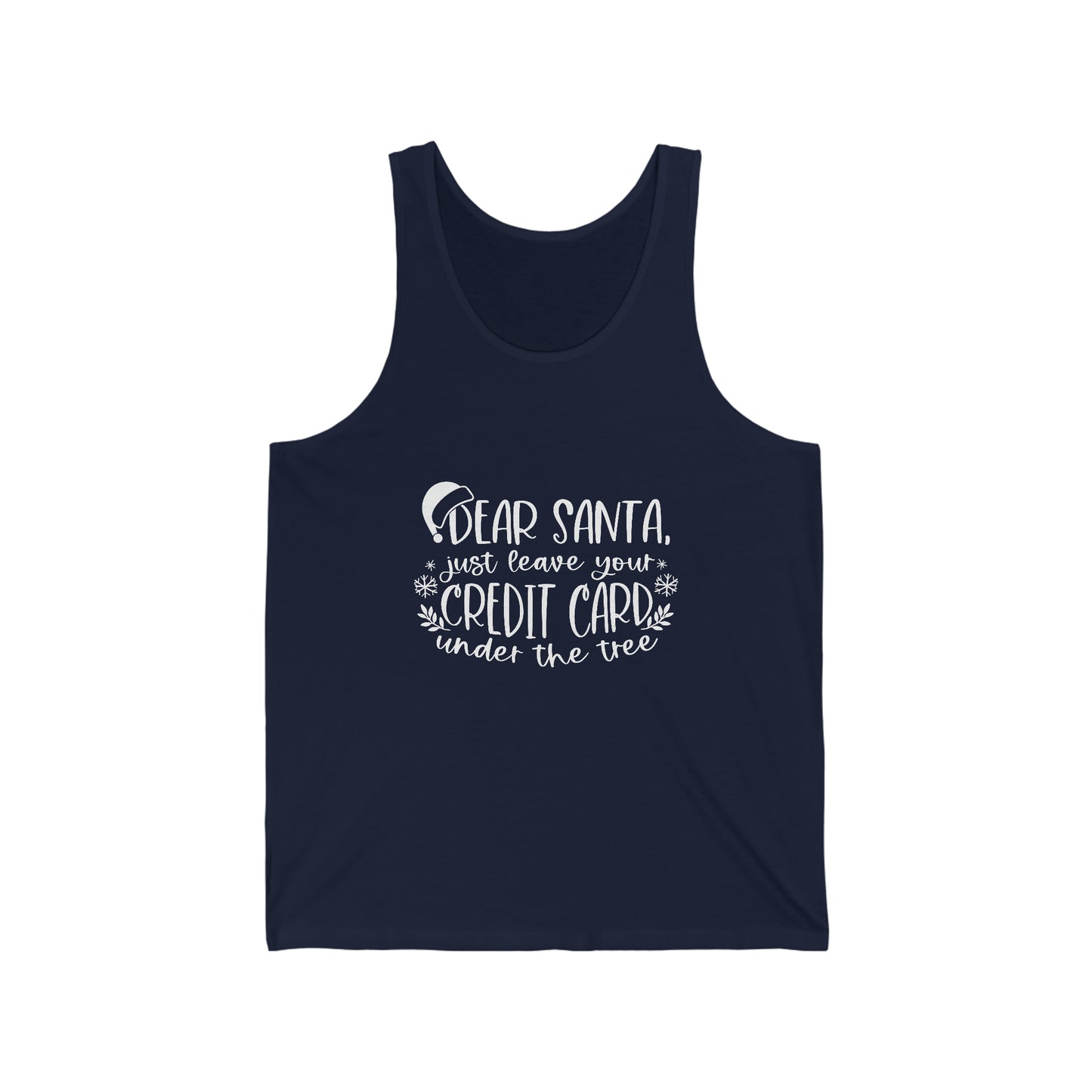 Leave your Credit Card Unisex Jersey Tank