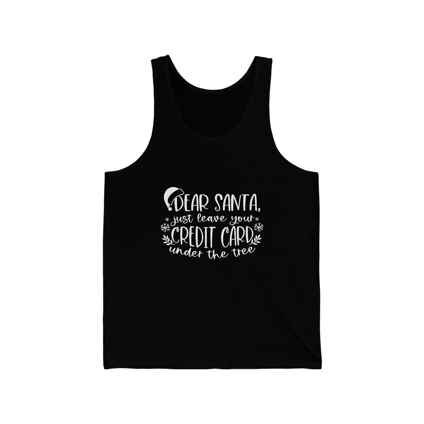 Leave your Credit Card Unisex Jersey Tank